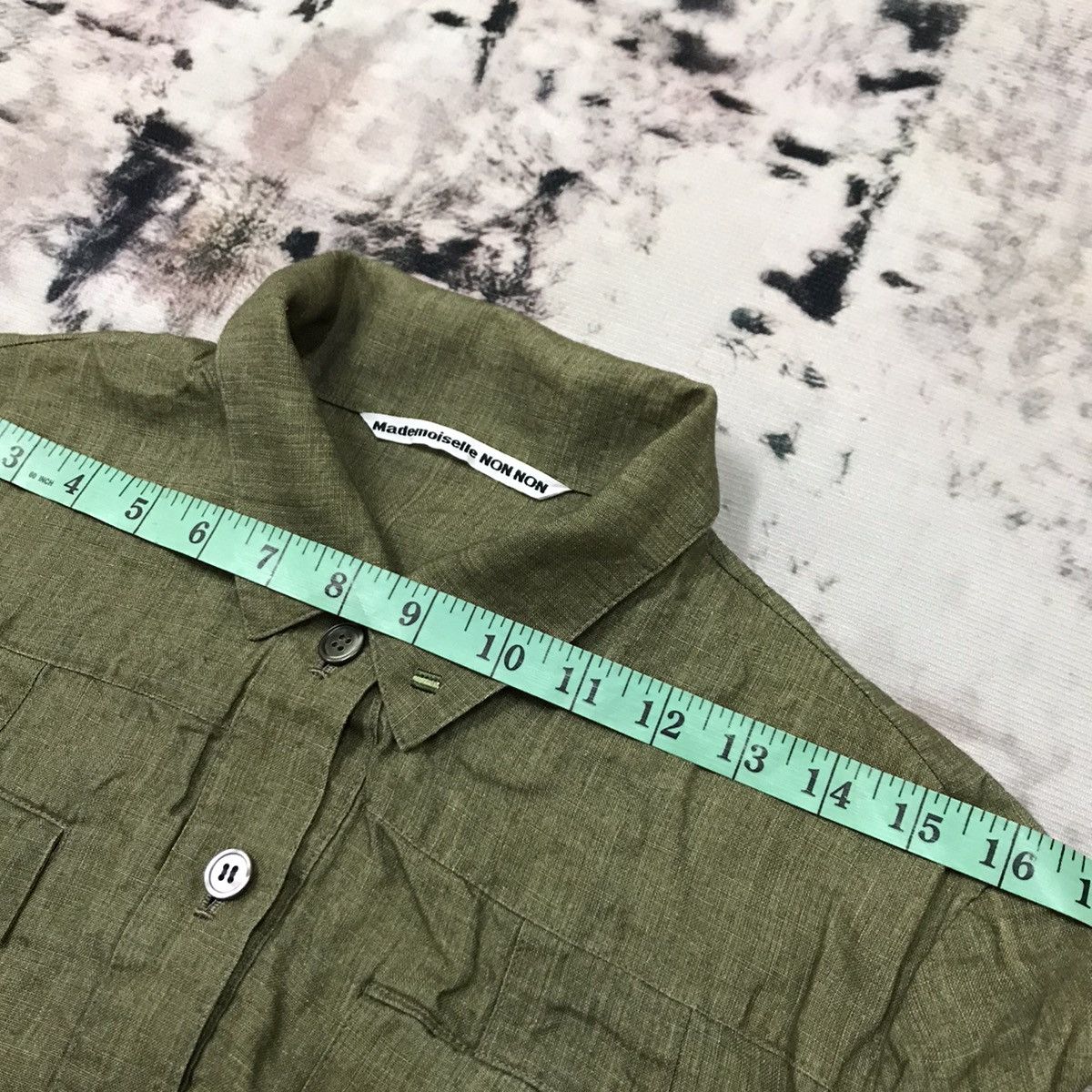 Japanese Brand × Mademoiselle Non Non × Vintage Madmoiselle Non Non Pocketed Button Up Colared Neck Denimtop Size S / US 4 / IT 40 - 13 Thumbnail