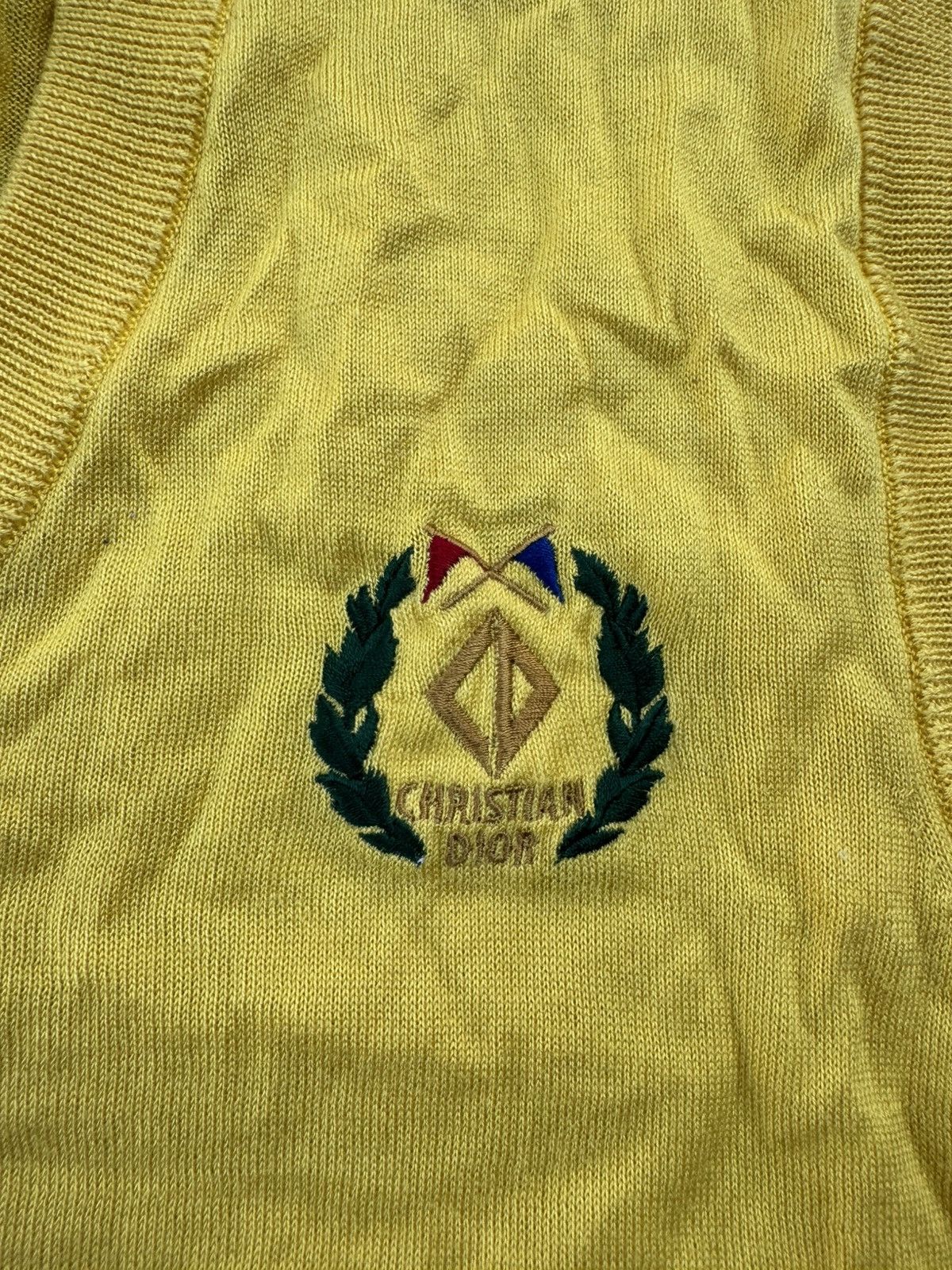 Christian Dior Monsieur Authentics Christian Dior Sports Big Logo College Wool Vests Size US S / EU 44-46 / 1 - 3 Thumbnail