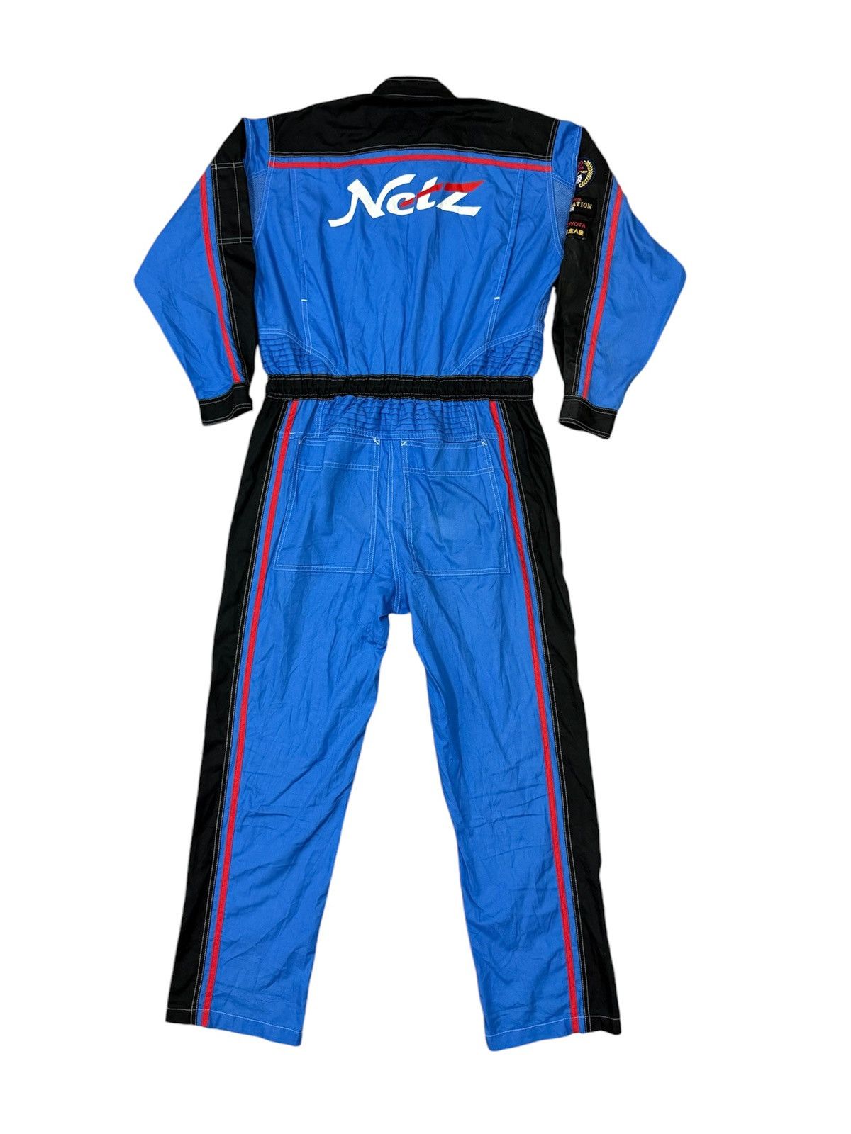 Japanese Brand × Vintage Vintage Netz Toyota Motosport Overall Size US 35 - 1 Thumbnail