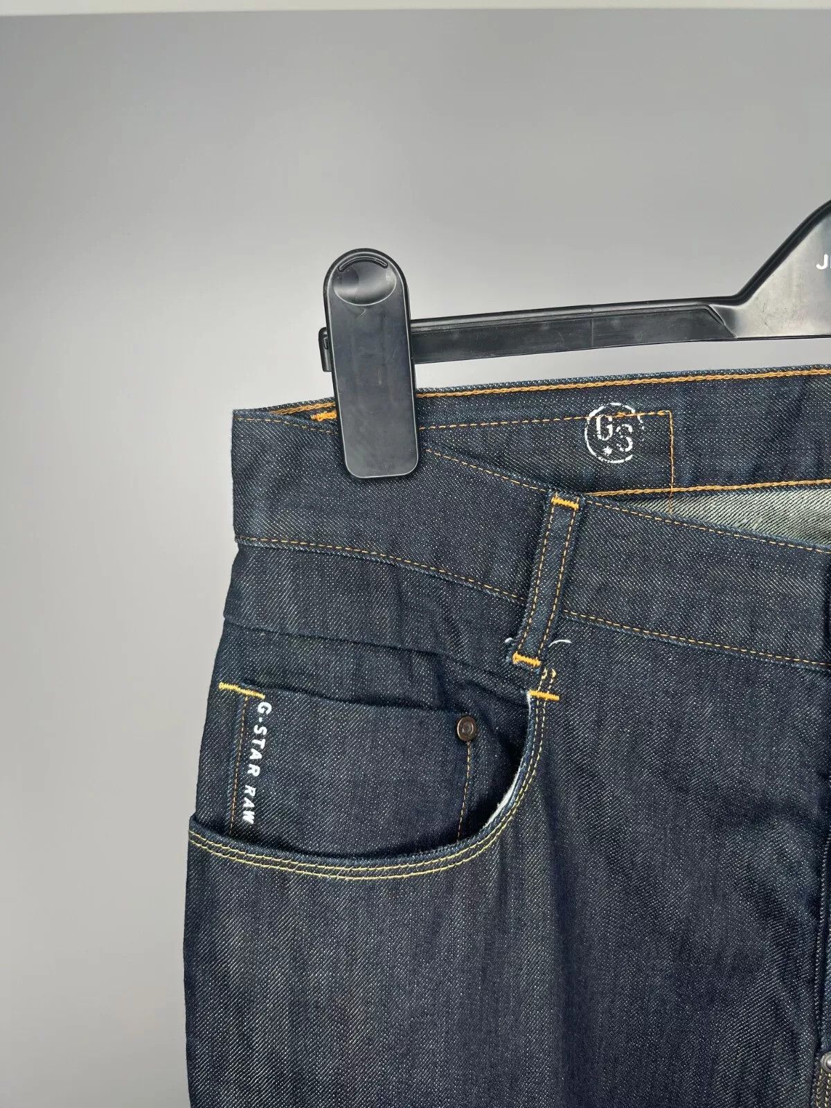 G-Star G-Star Raw 3301 Jeans Navy Blue New Radar Tapered Size US 32 / EU 48 - 4 Thumbnail