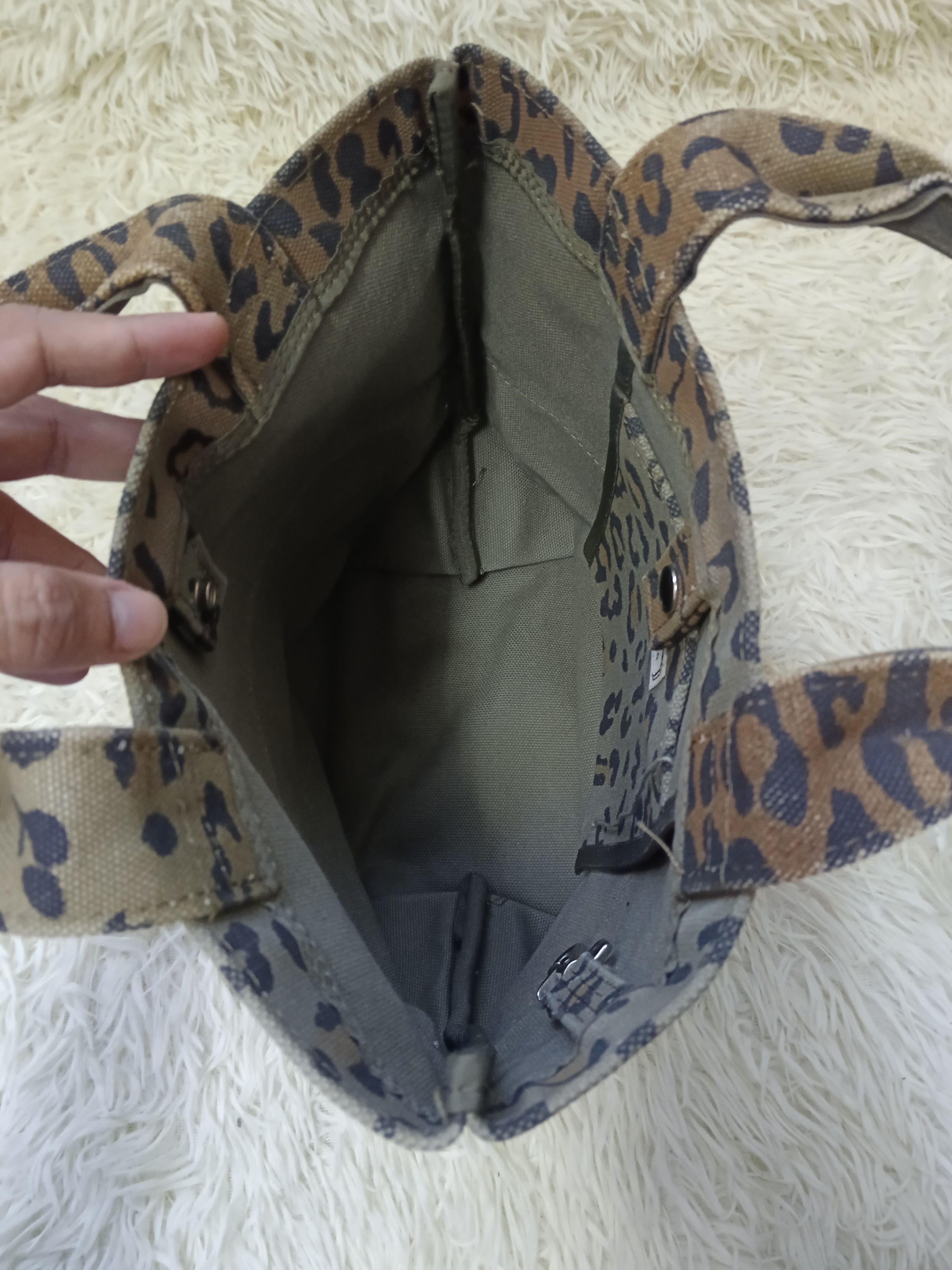 Hysteric Glamour HYSTERIC LEOPORD HARD CANVAS TOTE BAG Size ONE SIZE - 3 Thumbnail