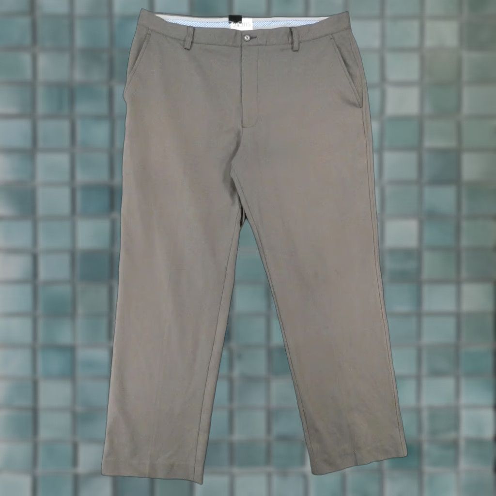 Footjoy FootJoy Pants Men 40x32 Stretch Chino Flat Front Gray Lightweight Golf Size US 40 / EU 56 - 1 Thumbnail