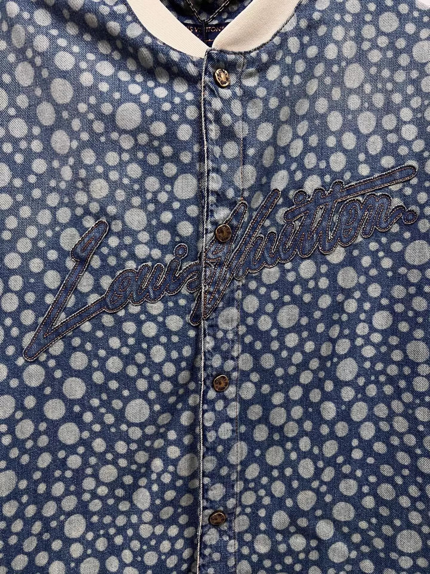Louis Vuitton LV x Yayoi Kusama short sleeve blue polka dot logo M Size US M / EU 48-50 / 2 - 6 Thumbnail