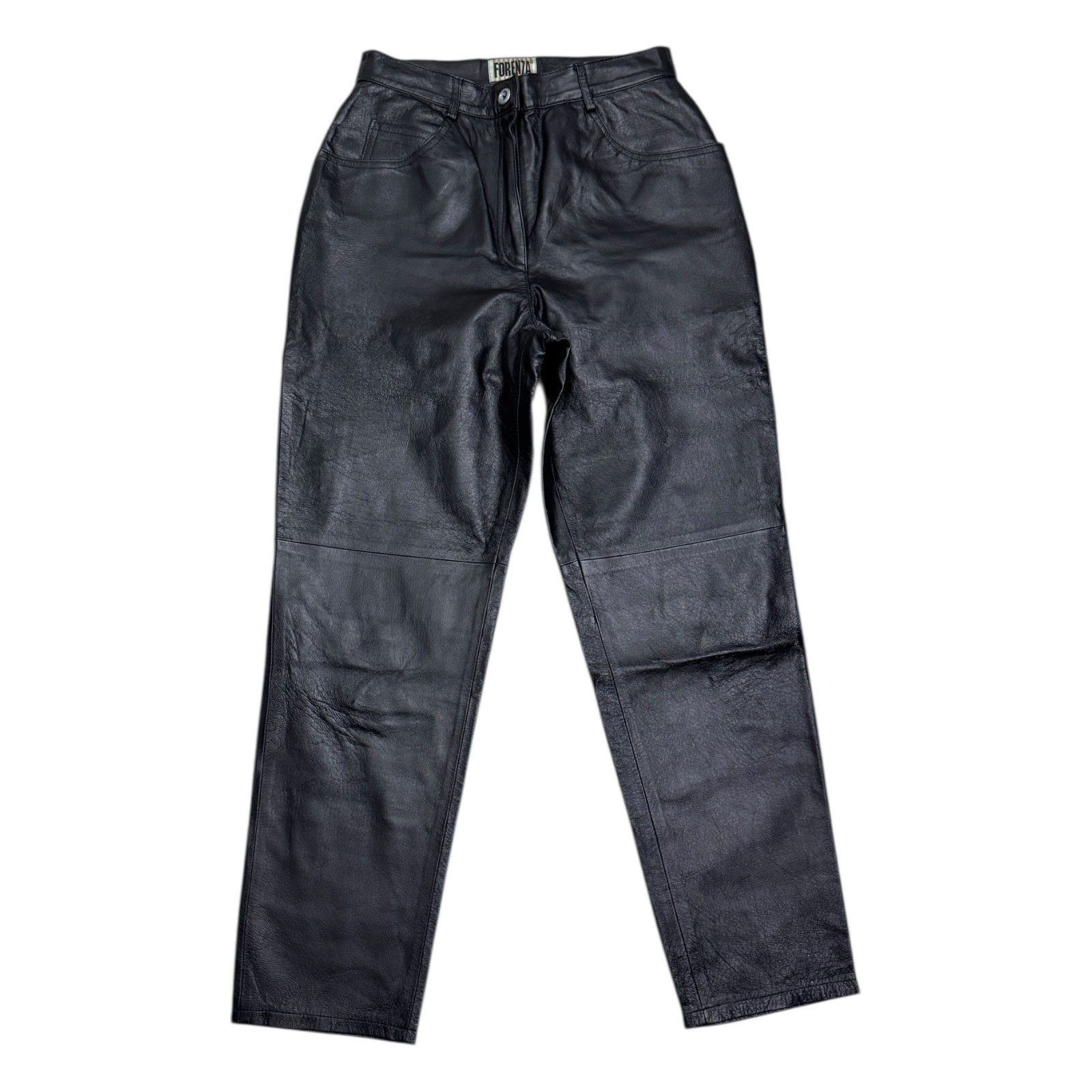 Vintage FORENZA GENUINE LEATHER Designer Vintage Pants Womens Small Size 27" / US 4 / IT 40 - 1 Thumbnail