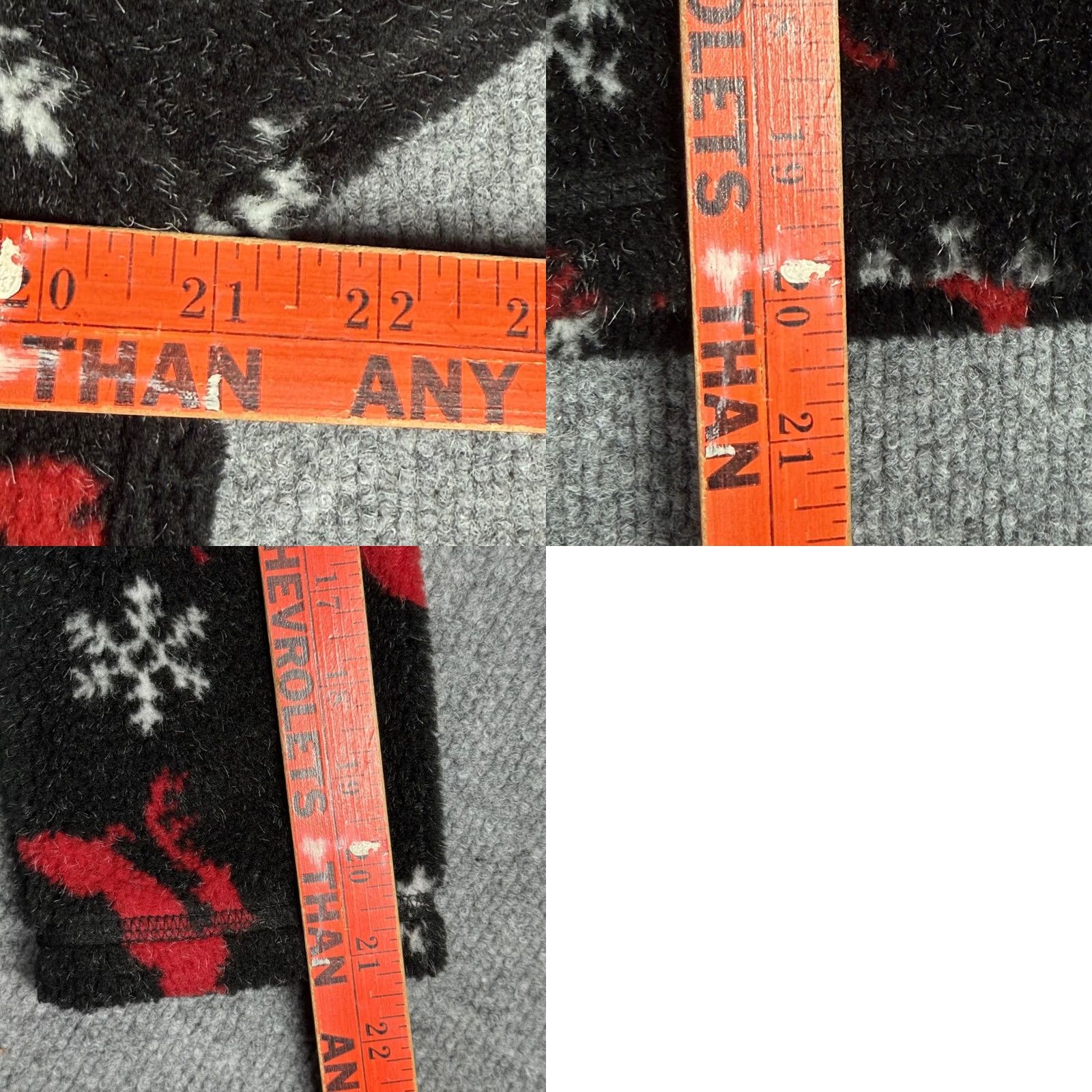 Vintage The Barrage Co. Christmas Fleece Button Jacket Women M Black Reindeer Snowflake Print Pattern Holiday Wear Casual Workwear Size M / US 6-8 / IT 42-44 - 8 Thumbnail