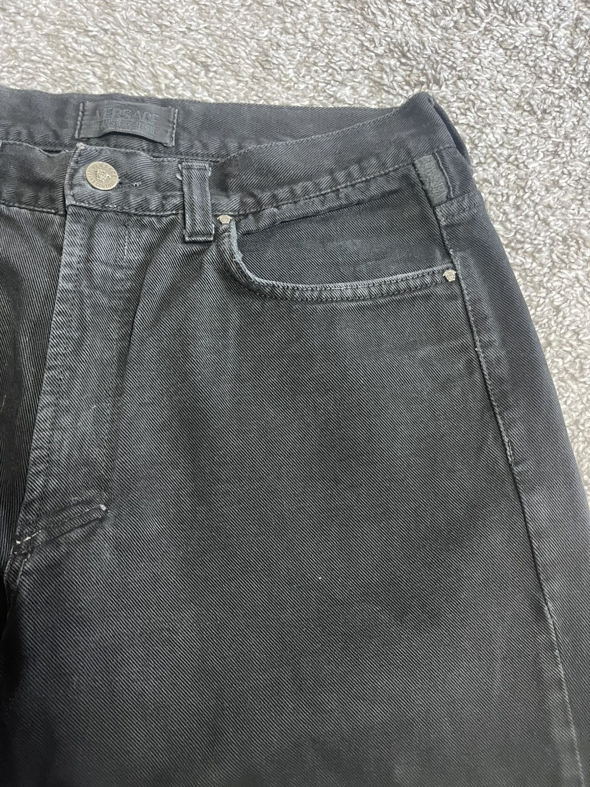 Versace Jeans Couture × Vintage VERSACE JEANS COUTURE VINTAGE MEDUSA BLACK EDITION SIZE 36 Size US 34 / EU 50 - 3 Thumbnail