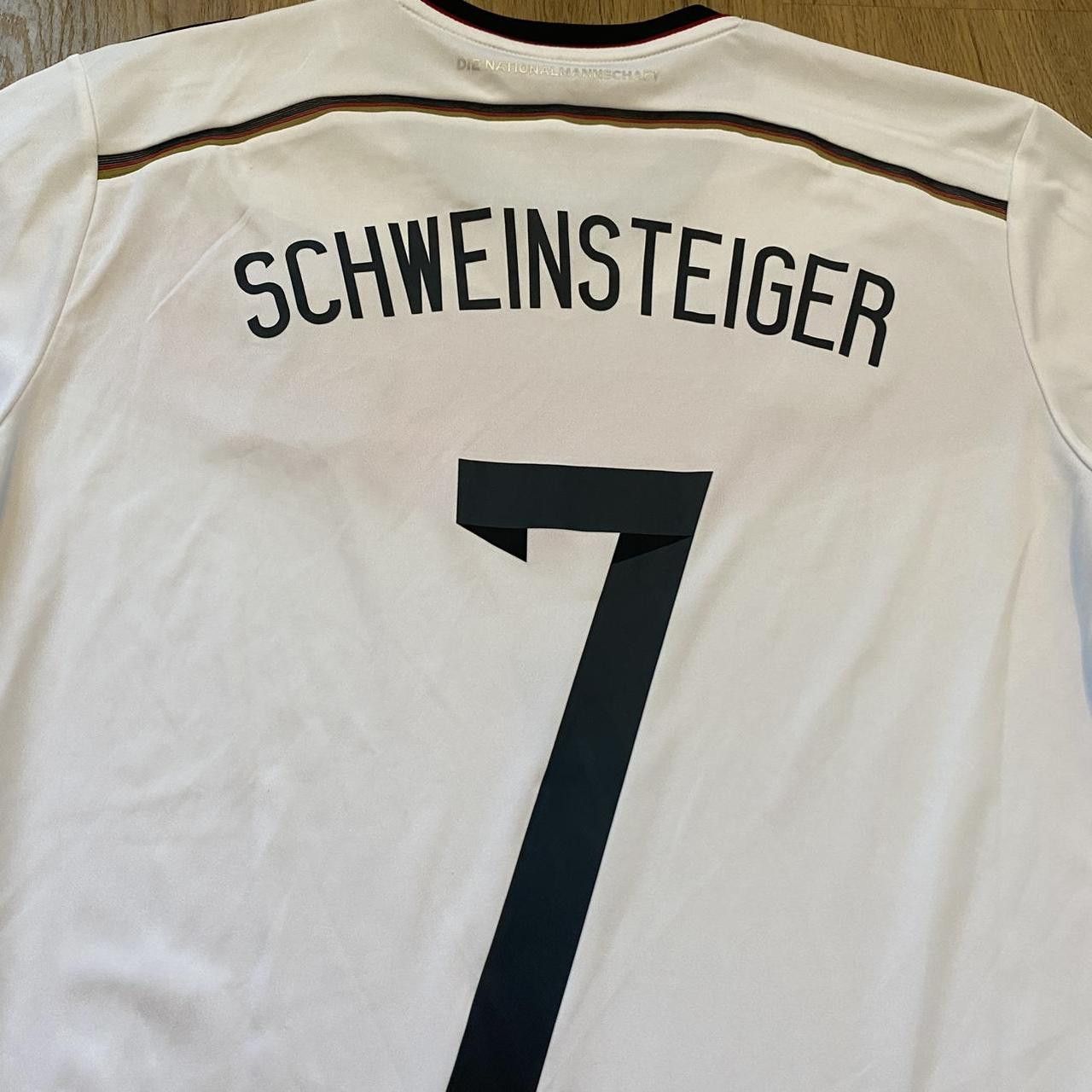Adidas 2012-14 Schweinsteiger Germany Home Adidas Football Shirt Size US L / EU 52-54 / 3 - 3 Thumbnail