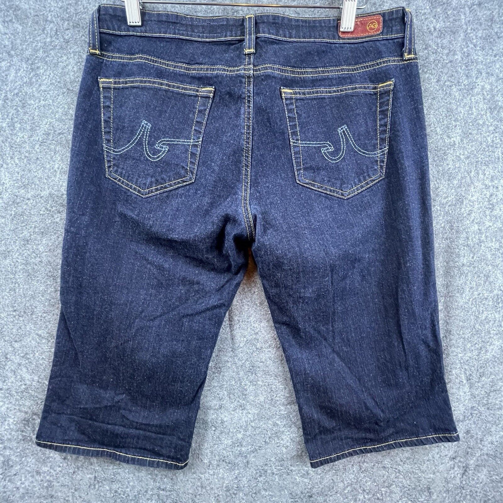 AG Adriano Goldschmied Adriano Goldschmied Jeans Womens 31 The Malibu Crop Bermuda Size 31" - 2 Thumbnail