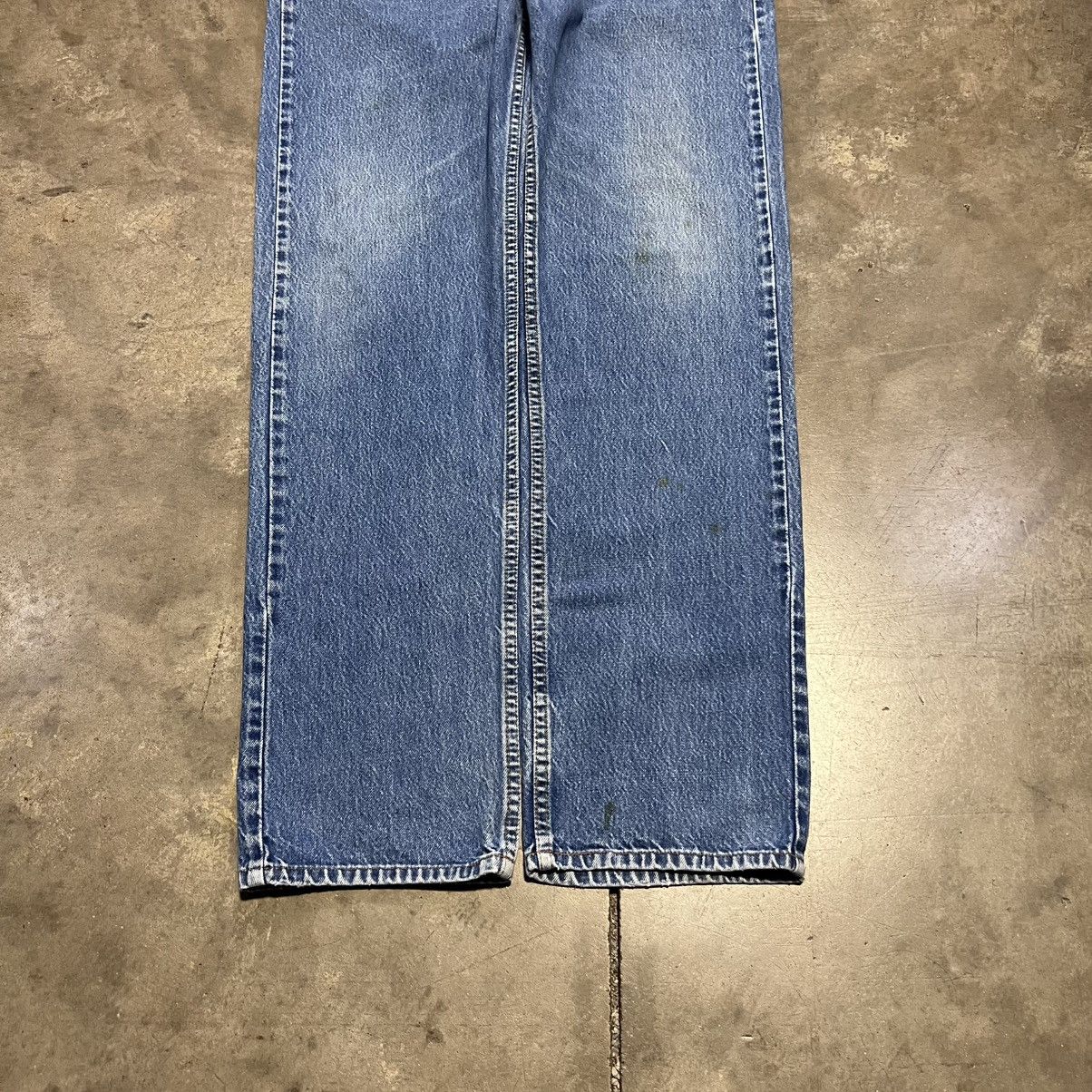 Levi's × Vintage Vintage 90s Levis 550 Orange Tab Denim Jeans Faded Western Size US 40 / EU 56 - 7 Thumbnail