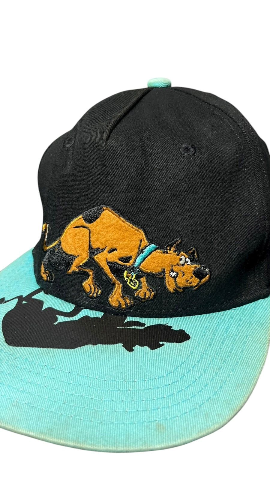 Cartoon Network Y2K Flatbill Scooby-Doo Black and Teal Cap Size ONE SIZE - 9 Thumbnail