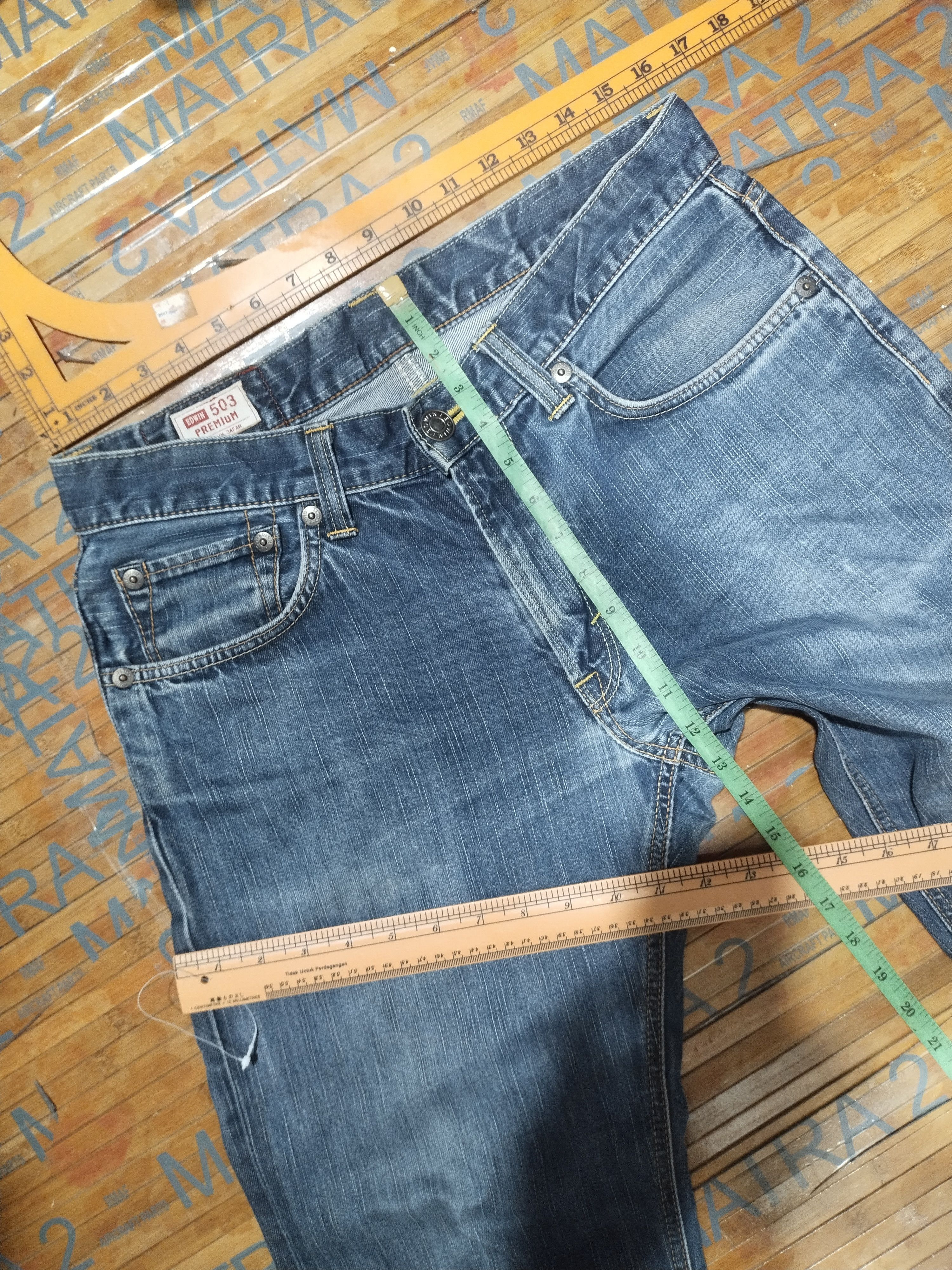 Edwin × Japanese Brand × Vintage Edwin 503 Premiun Sz 32" Size US 32 / EU 48 - 3 Thumbnail