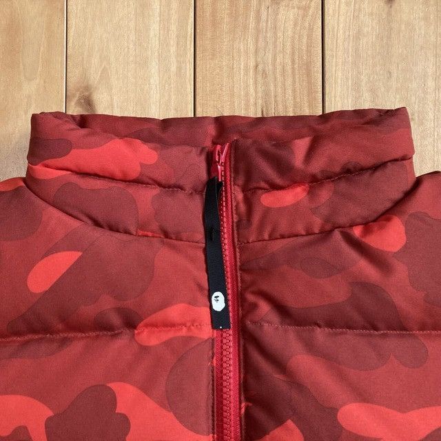 Bape BAPE Dark Red Camo Puffer Down Vest a bathing ape Size US M / EU 48-50 / 2 - 4 Thumbnail
