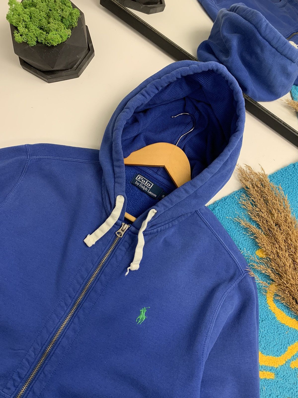 Ralph Lauren × Vintage Vintage Ralph Lauren Y2K Zip Hoodie Size US S / EU 44-46 / 1 - 3 Thumbnail