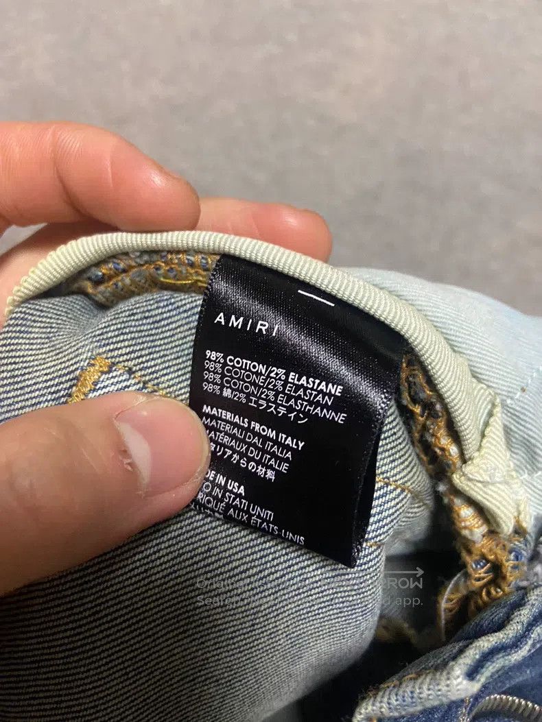 Amiri Amiri Medal patchwork denim jeans size 29 Size US 29 - 5 Thumbnail
