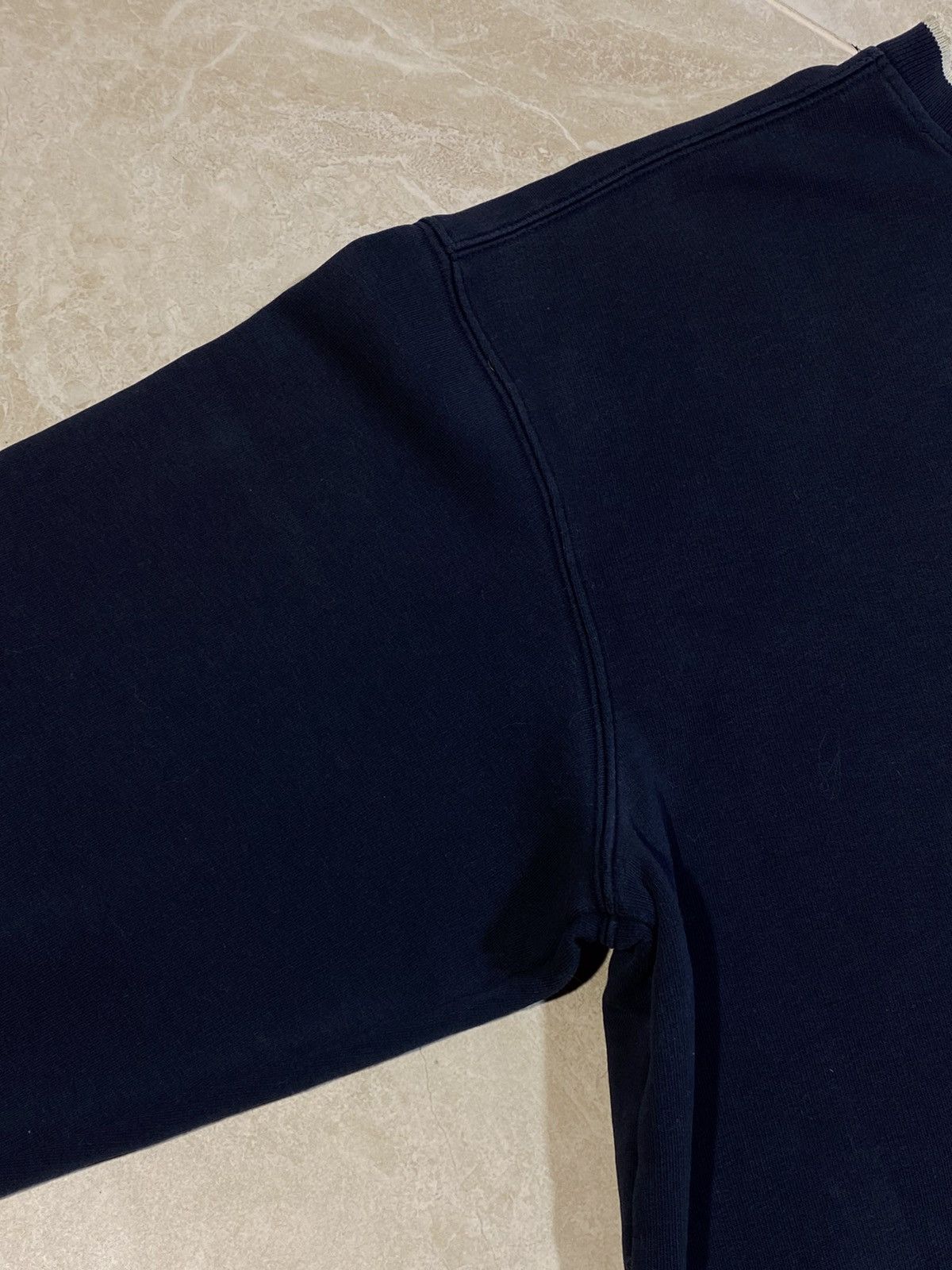 Nike Vintage 00s Nike y2k distressed swoosh oversized sweatshirt Size US XXL / EU 58 / 5 - 10 Thumbnail