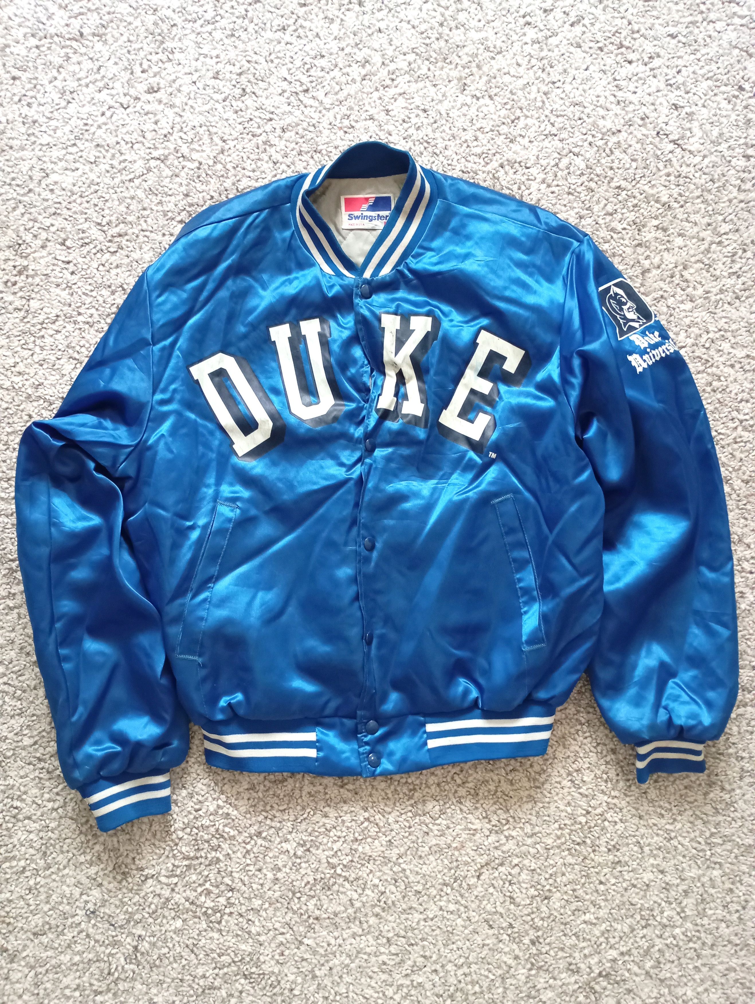 Vintage Duke University popular Blue Devils Leather Varisty Jacket