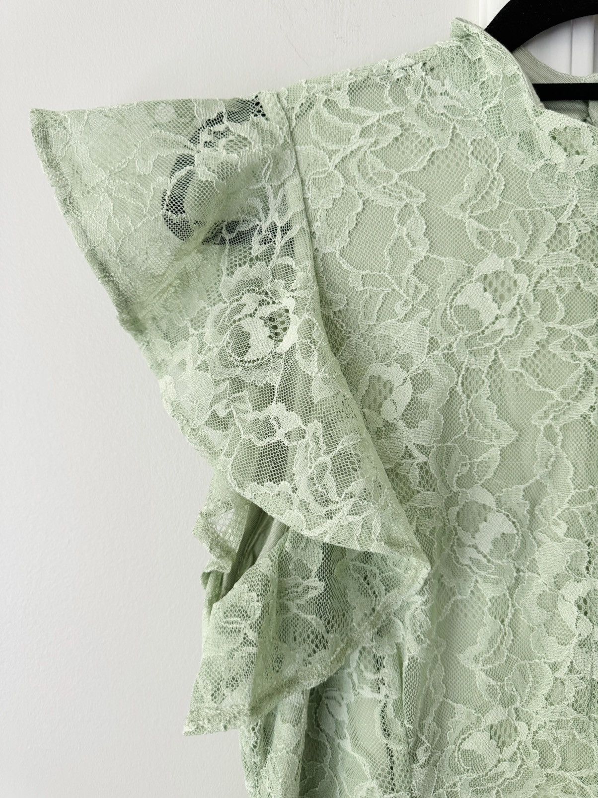Anthropologie Anthropologie Maeve Mock-Neck Lace Mini Dress, Size XS Size XS / US 0-2 / IT 36-38 - 6 Thumbnail
