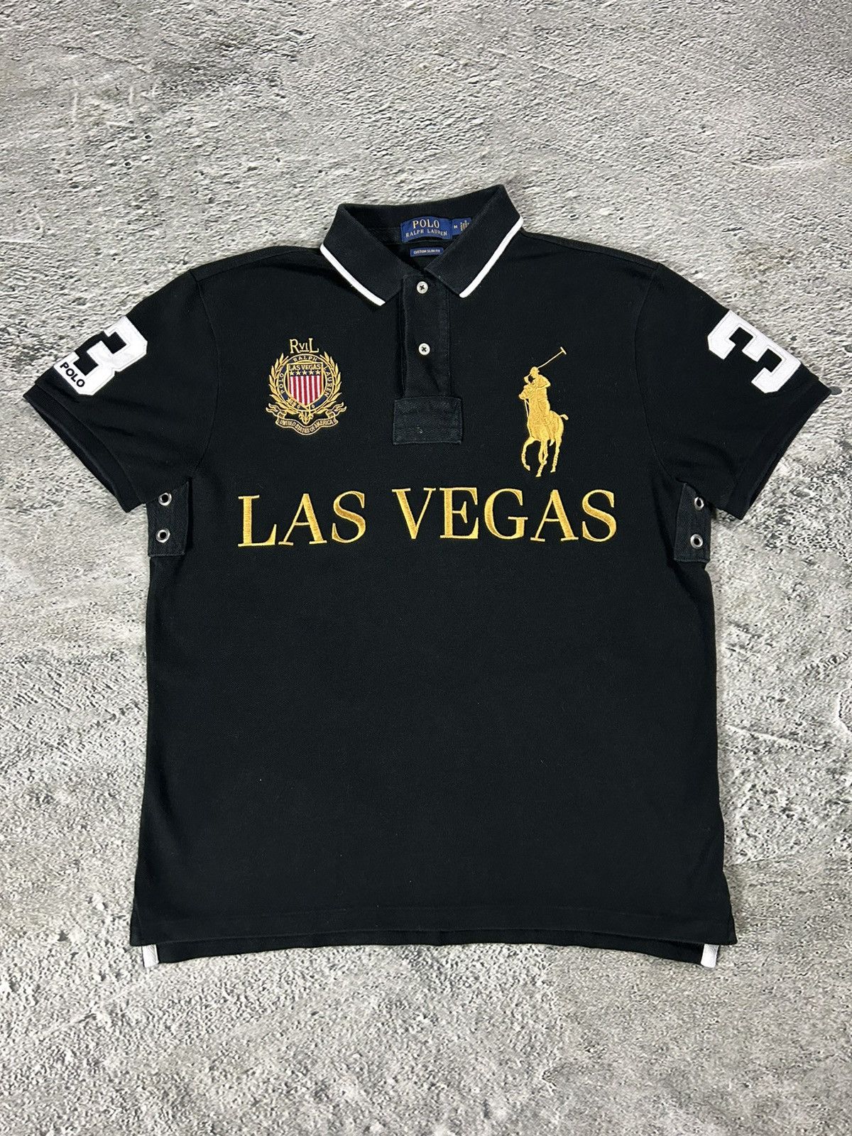 Ralph Lauren Chief Keef Polo Ralph Lauren Las Vegas vintage black gold Size US M / EU 48-50 / 2 - 1 Thumbnail