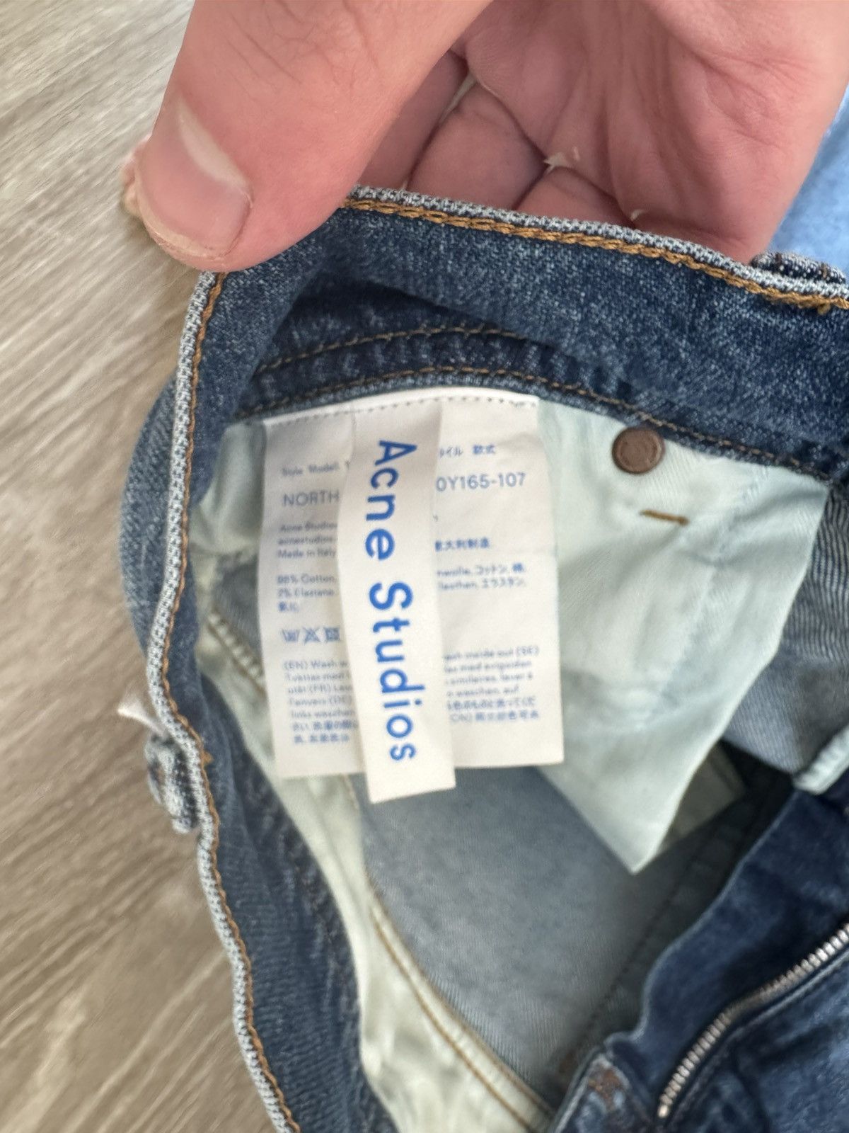 Acne Studios Acne Studios Slim Fit Stretch Denim Size US 33 - 4 Thumbnail