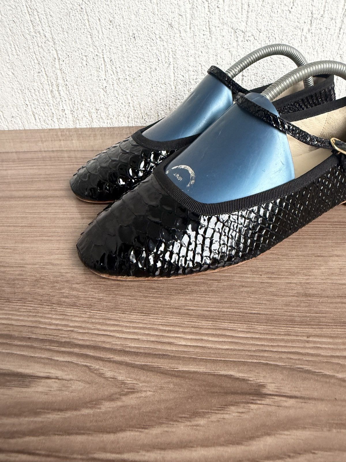 Celine Mary jane ballet python stamped flats Size US 9 / IT 39 - 2 Thumbnail