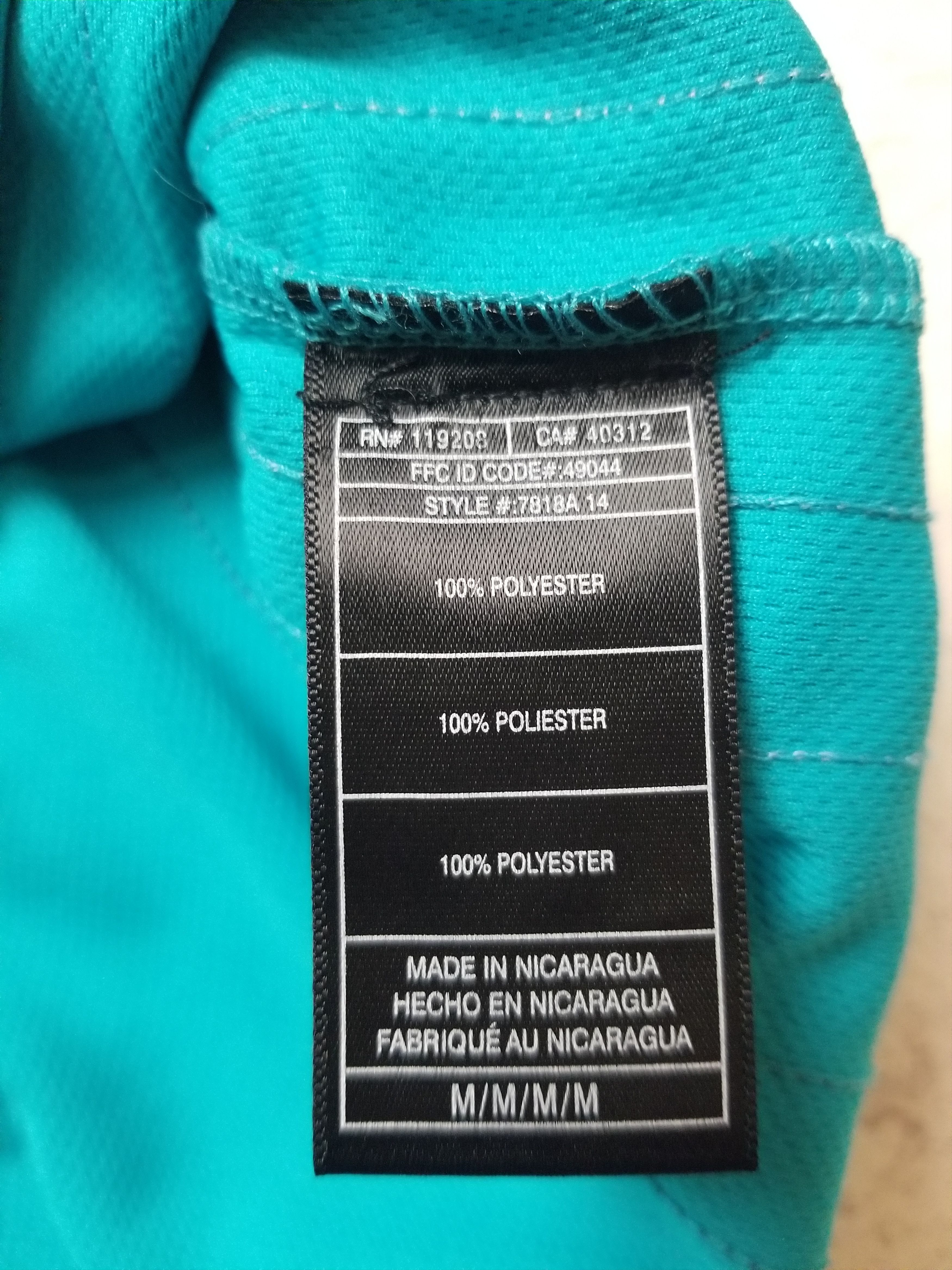 Adidas Charlotte Hornets #40 Zeller NBA Basketball Teal Jersey Size US M / EU 48-50 / 2 - 18 Thumbnail