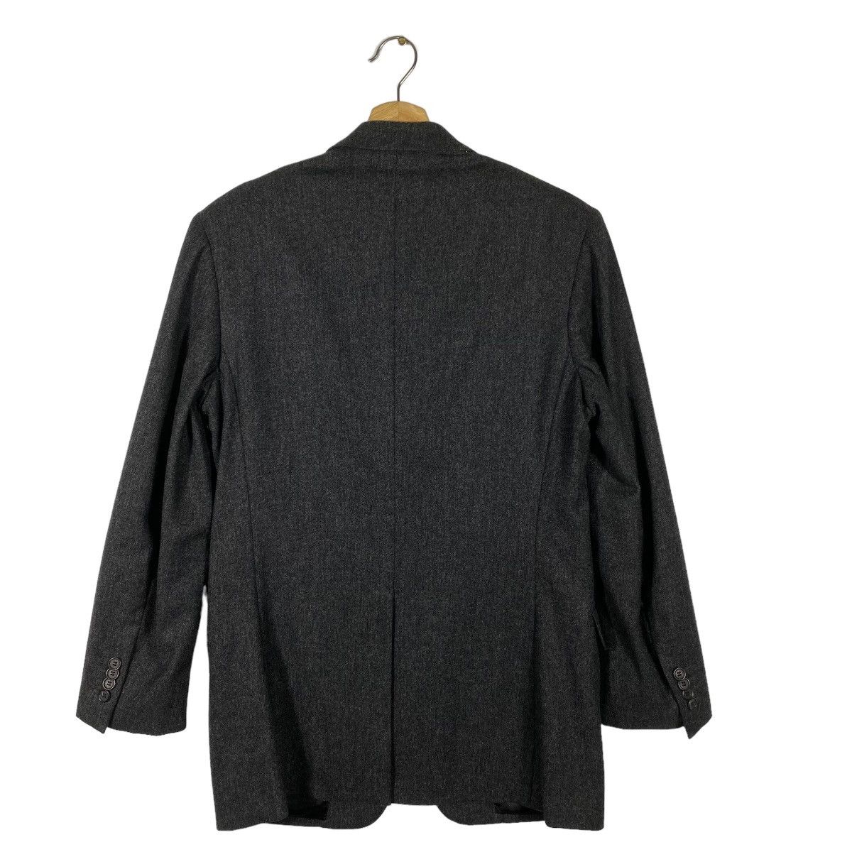 Prada × Vintage Vintage Prada Wool Blazer Size 46 Dark Grey Colour Size 46R - 10 Thumbnail