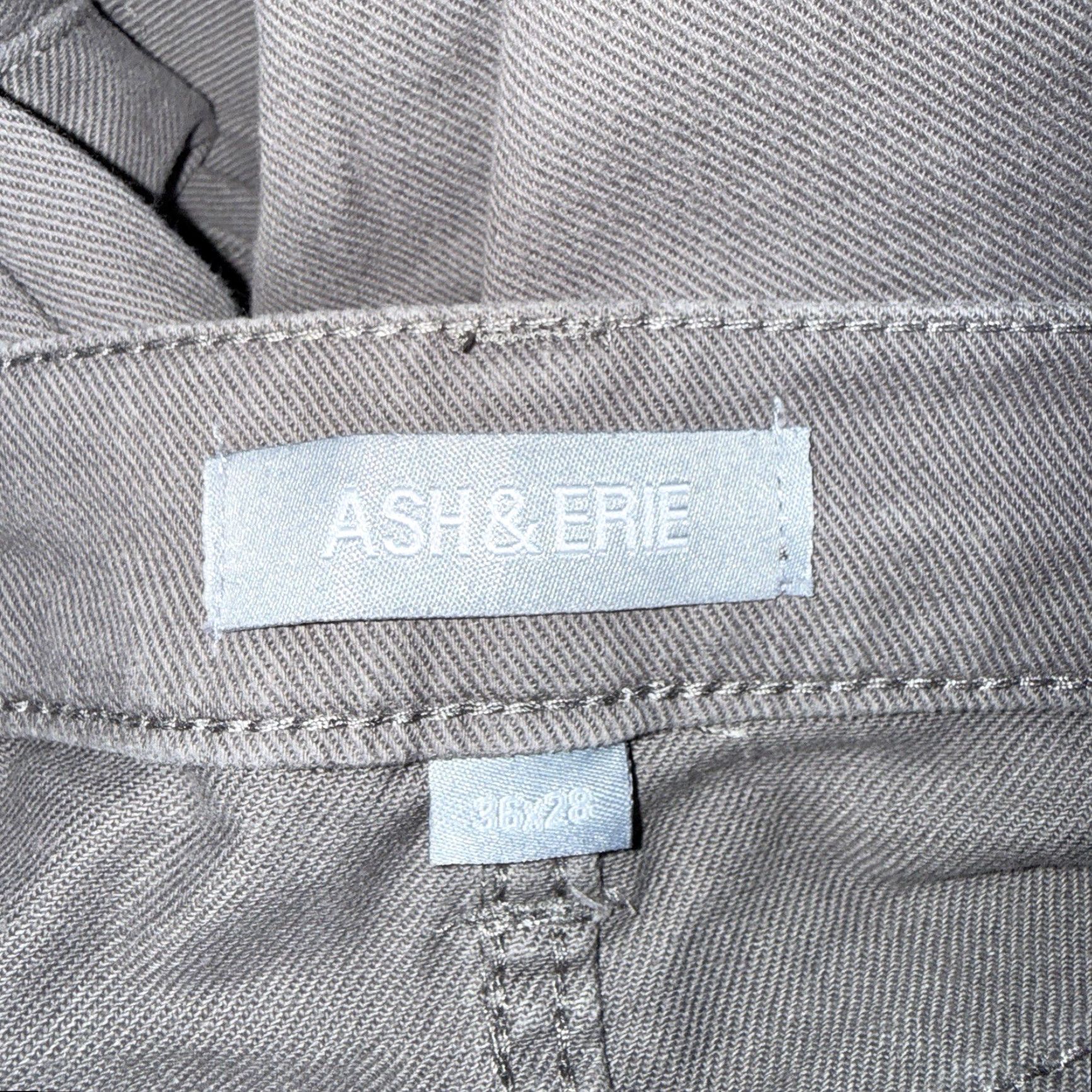 Vintage Ash & Erie Jeans Adult 36x28 Gray Cotton Blend Mens Size US 36 / EU 52 - 4 Thumbnail