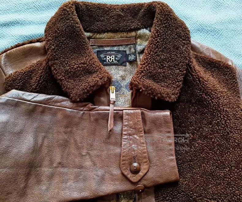 RRL Ralph Lauren RRL Ralph Lauren Brown Bear second-generation buffalo leat Size US M / EU 48-50 / 2 - 5 Thumbnail