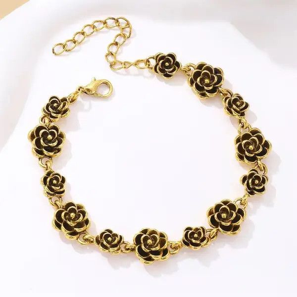 Japanese Brand 18cm Y2K Rose Bracelet Size ONE SIZE - 5 Thumbnail