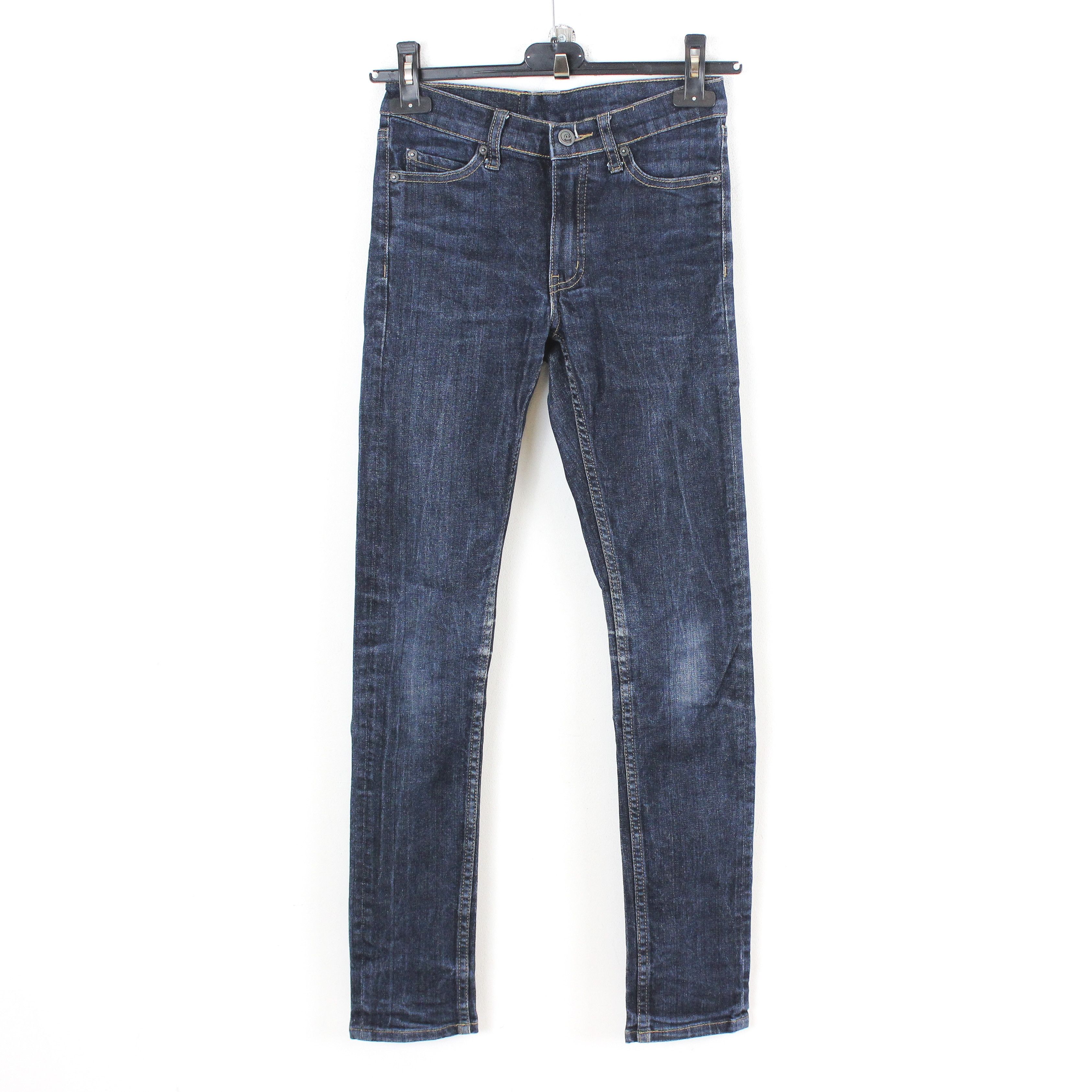 Cheap Monday × Indigo Tight Blue Dry Women W27 L32 Slim Skinny Jeans Denim Pants Size 27" / US 4 / IT 40 - 1 Thumbnail