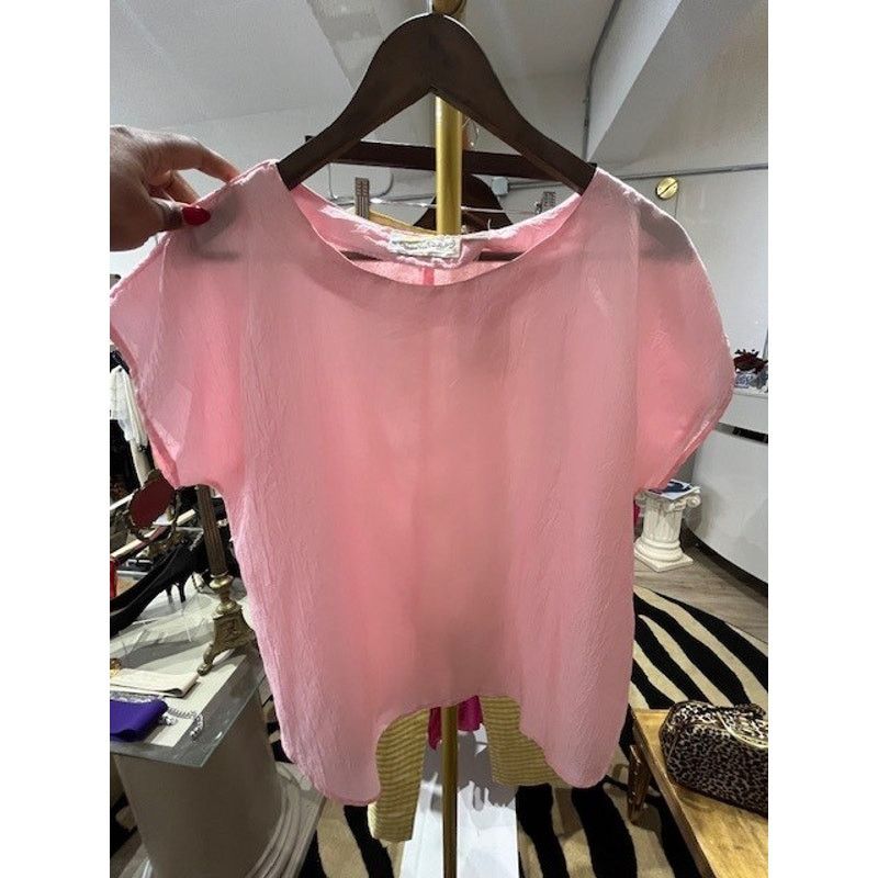 Diane von Furstenberg Vintage Diane Von Furstenburg Pink Top Size L / US 10 / IT 46 - 3 Thumbnail