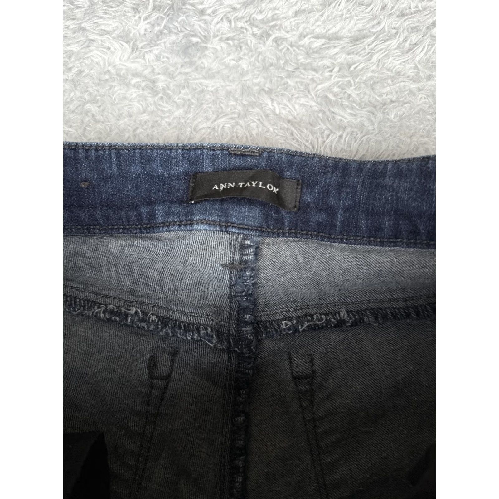 Ann Taylor Ann Taylor Jeans Womens 2 Blue Boot Curvy Fit Bootcut Stretch Dark Wash Size 26" / US 2 / IT 38 - 6 Thumbnail
