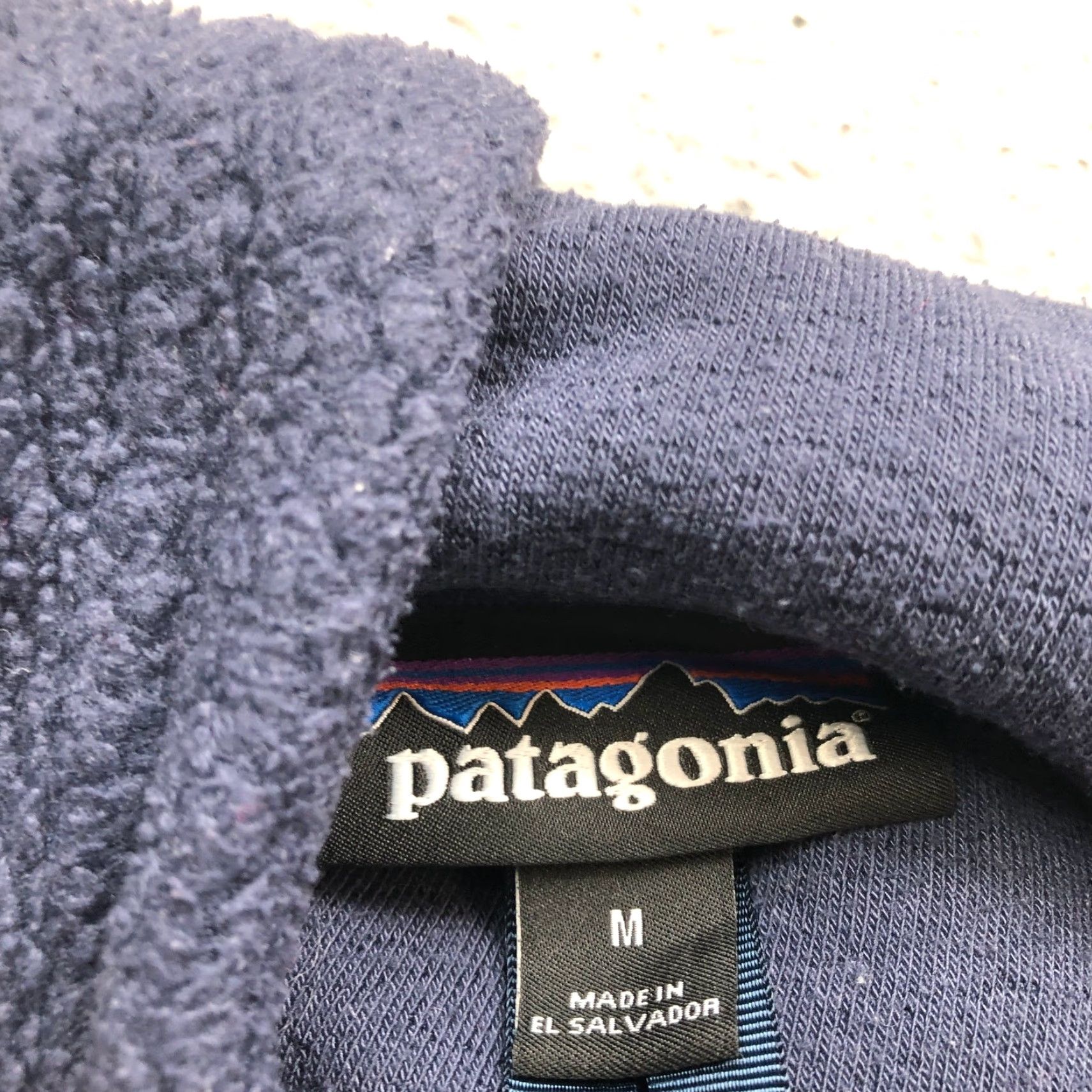 Patagonia Patagonia Hoodie Sherpa Jacket Full Zip Women M Blue 100% Cotton Logo Embroidered Casual Outdoor Fall Winter Spring Vintage? No Size M / US 6-8 / IT 42-44 - 3 Thumbnail