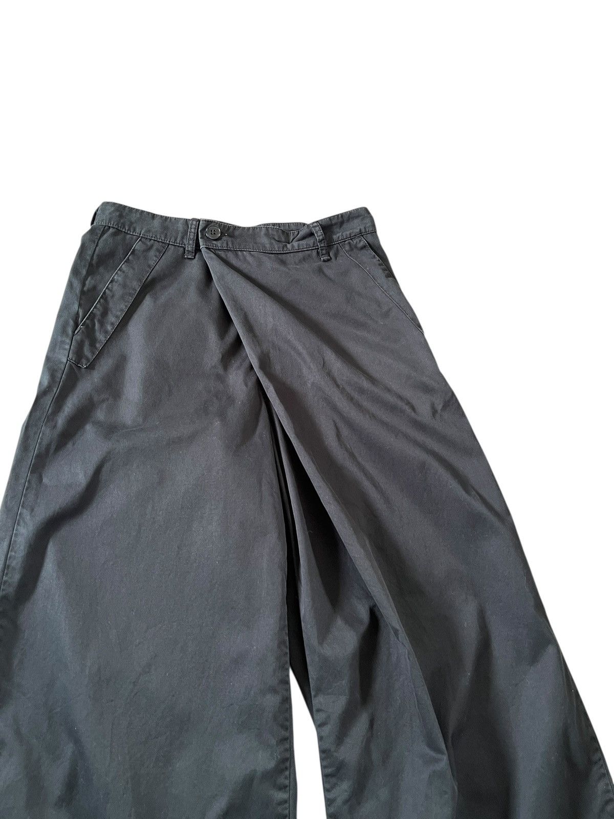 CABANE de ZUCCa 1990s Zucca Wide Leg Asymmetrical Pants Size US 30 / EU 46 - 10 Thumbnail