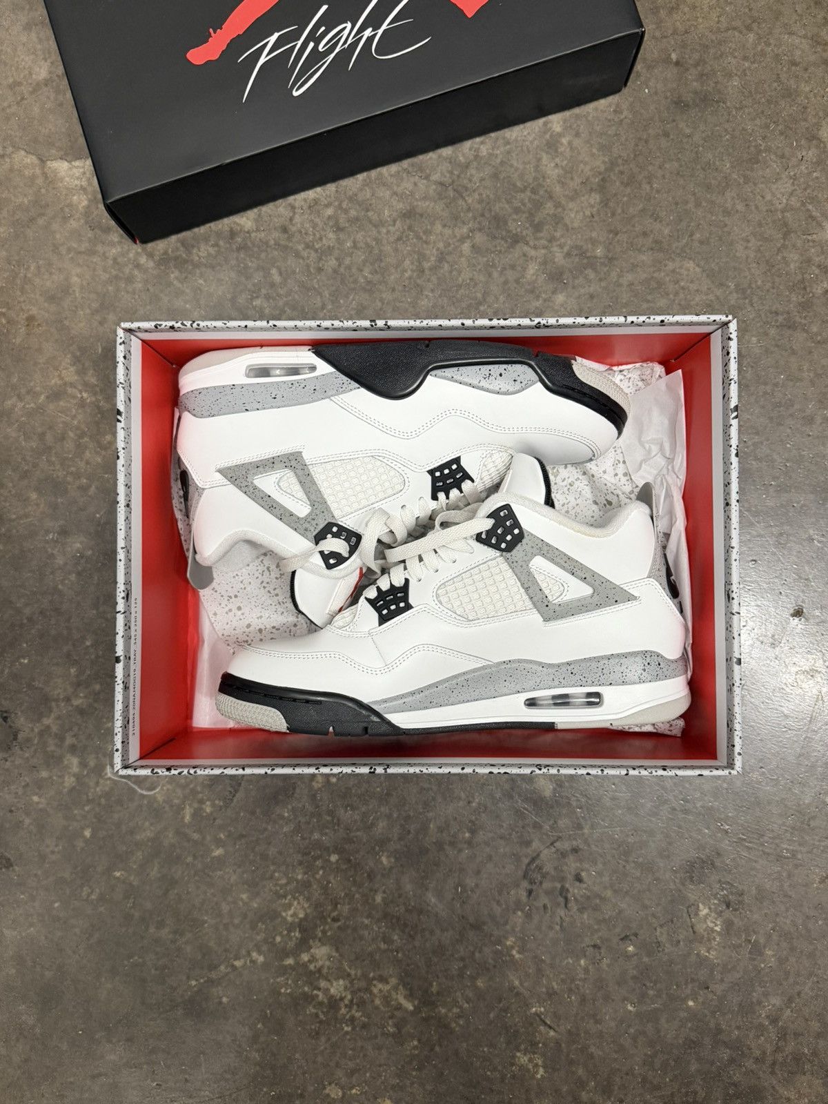 Jordan 4 White Cement