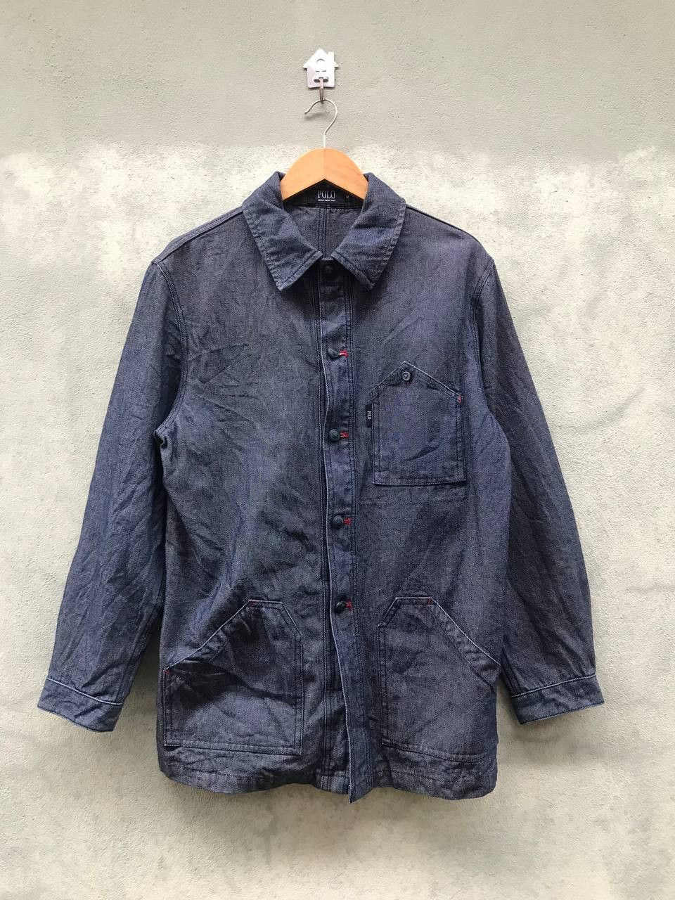 Polo Ralph Lauren Polo Jacket Denim Rare Size US M / EU 48-50 / 2 - 1 Thumbnail