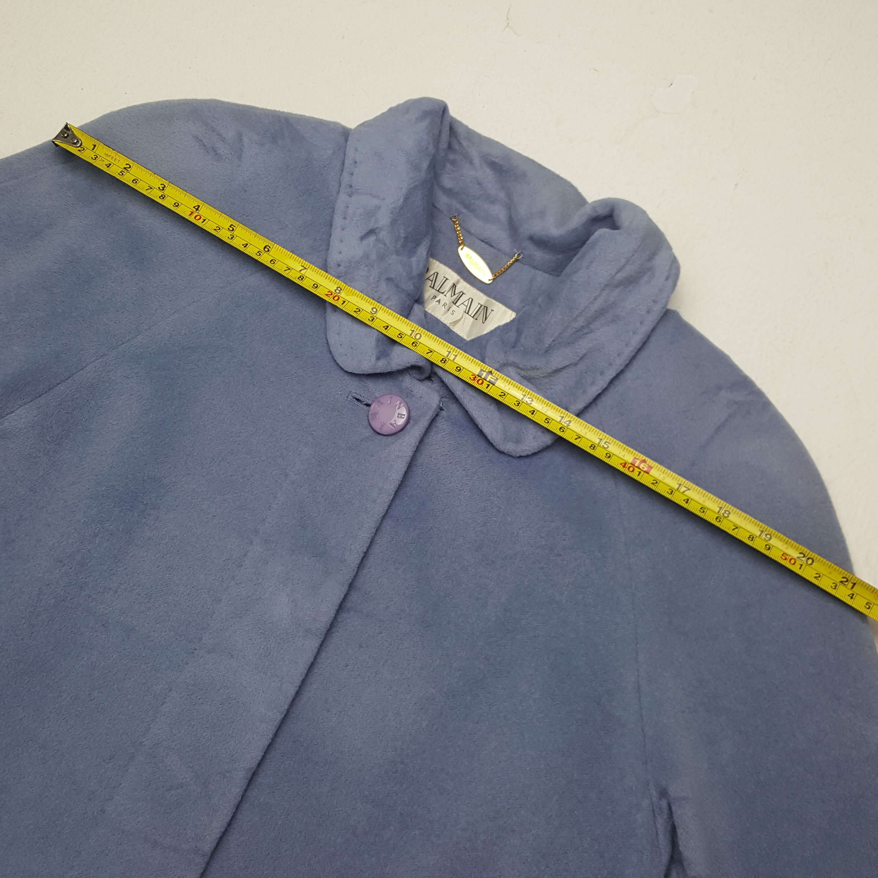 Balmain × Vintage Vintage Balmain Paris Luxury Brand Trench Coat Jacket Size US M / EU 48-50 / 2 - 5 Thumbnail