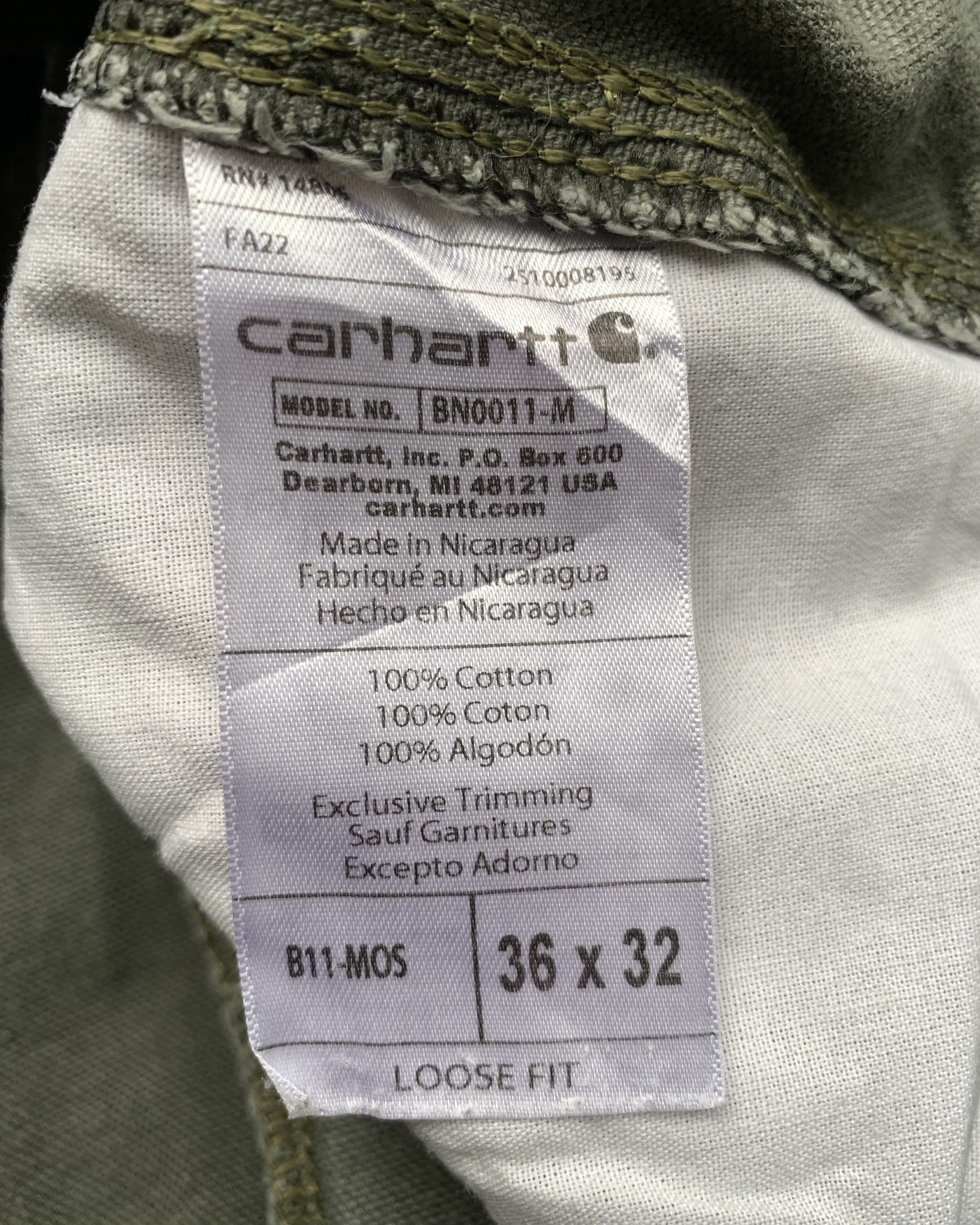 Carhartt Carhartt Carpenter B11 MOS Size US 36 / EU 52 - 5 Thumbnail