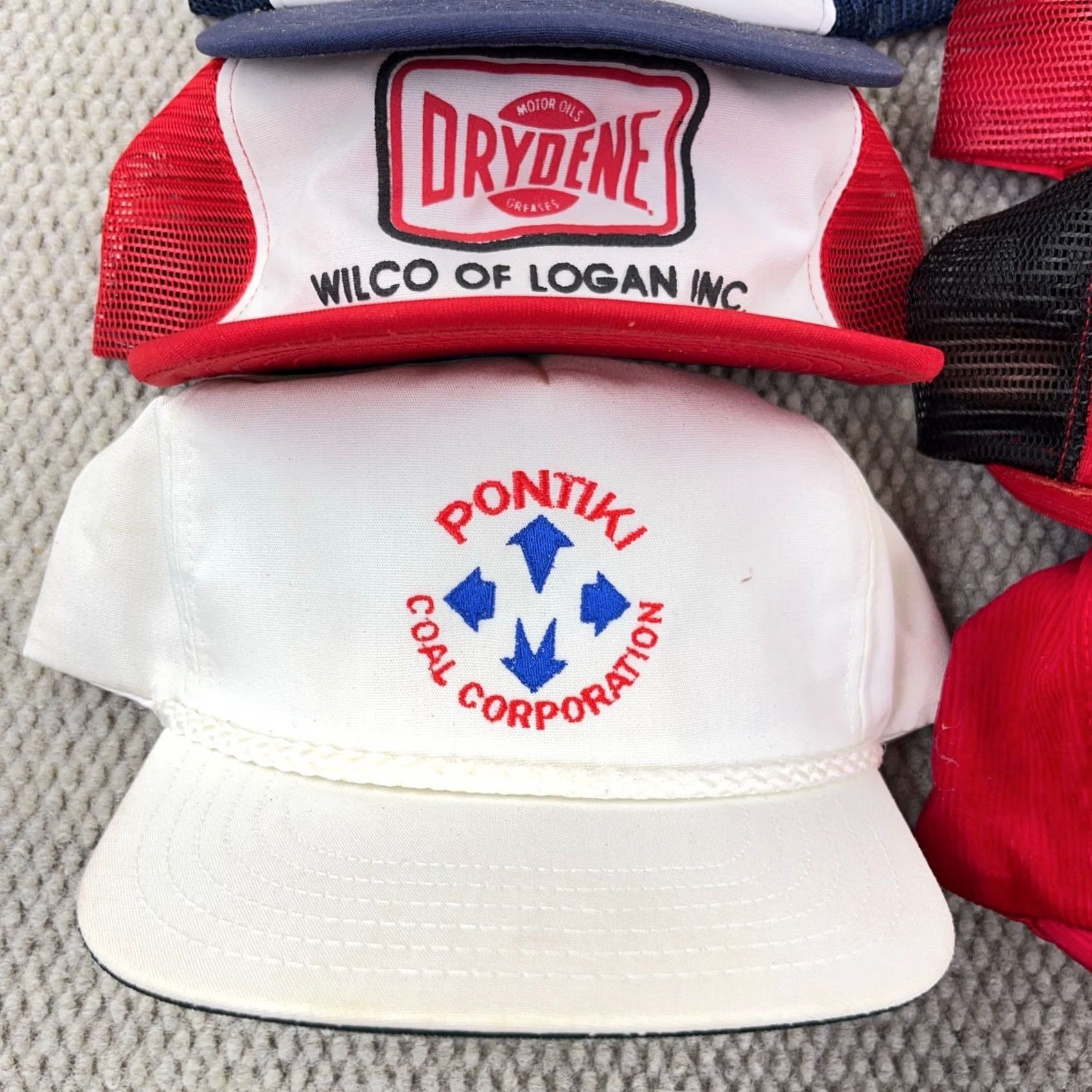 Coal VINTAGE USA Coal Mine Rope Trucker Hat Lot 80s 90s Y2K Patch Cap Mens Size ONE SIZE - 2 Thumbnail