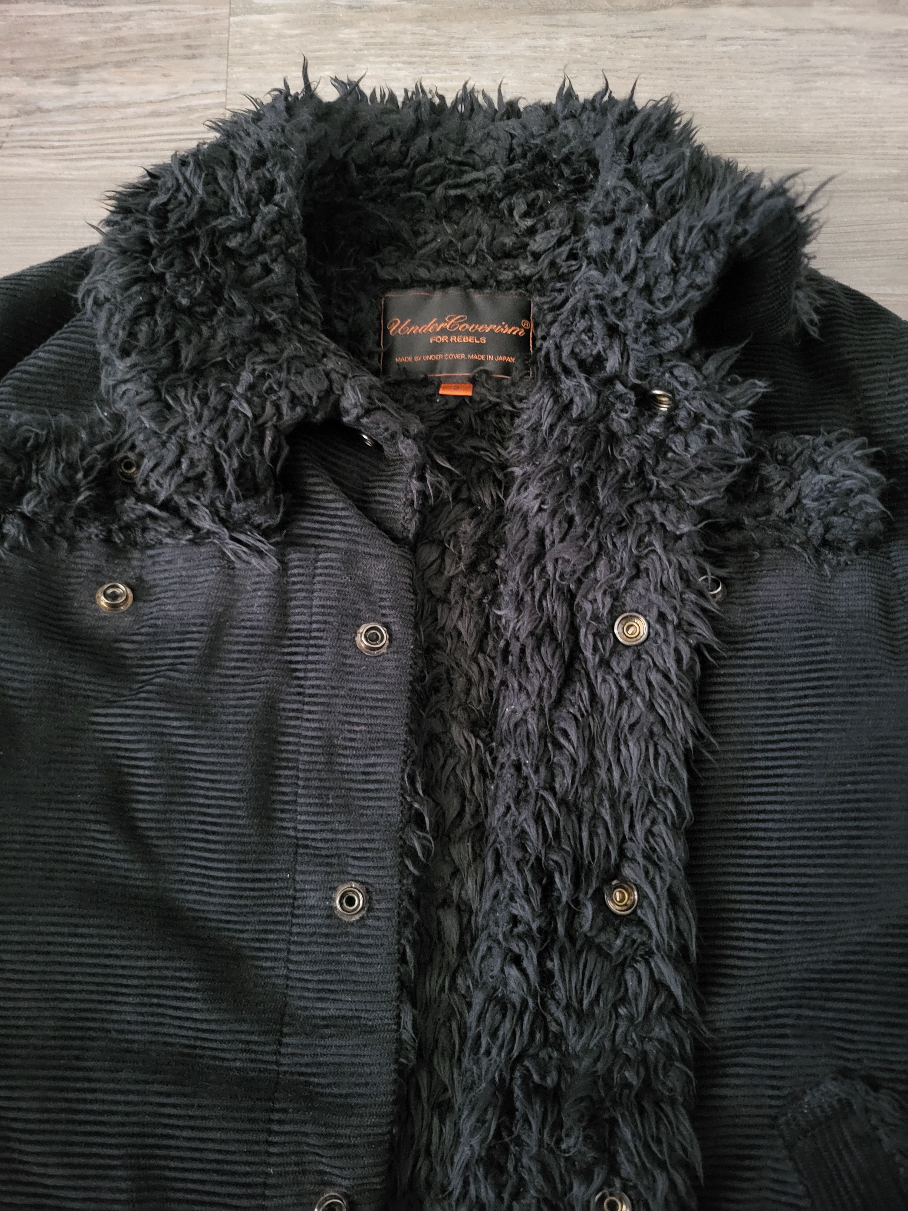 Undercover Undercover AW05 Corduroy Fur Jacket Arts & Crafts Size US L / EU 52-54 / 3 - 3 Thumbnail