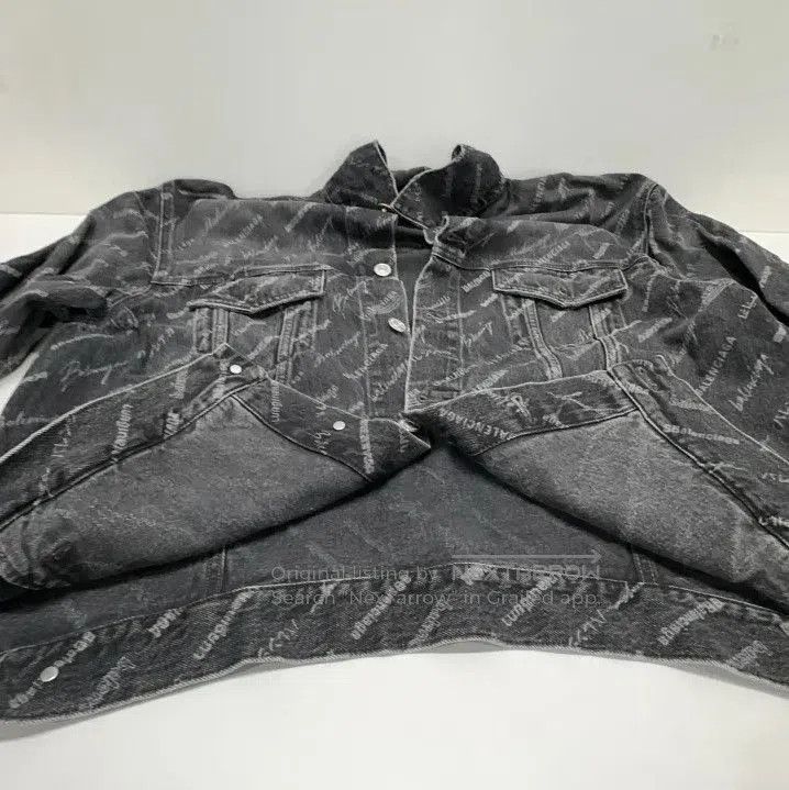Balenciaga Balenciaga SS23 Logo Print Denim Jacket. Size US S / EU 44-46 / 1 - 7 Thumbnail