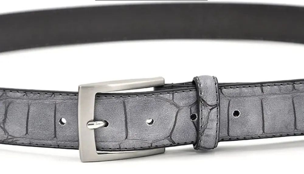 Japanese Brand × Other 120cm Artificial Crocodile Skin Pattern Belt Size ONE SIZE - 3 Thumbnail