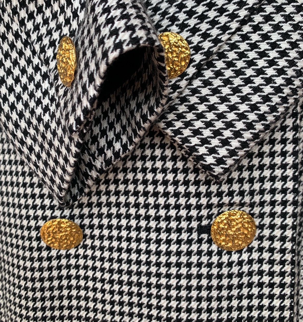 Max Mara Max Mara Checked Wool Long Coat Double Breasted Size S / US 4 / IT 40 - 14 Thumbnail