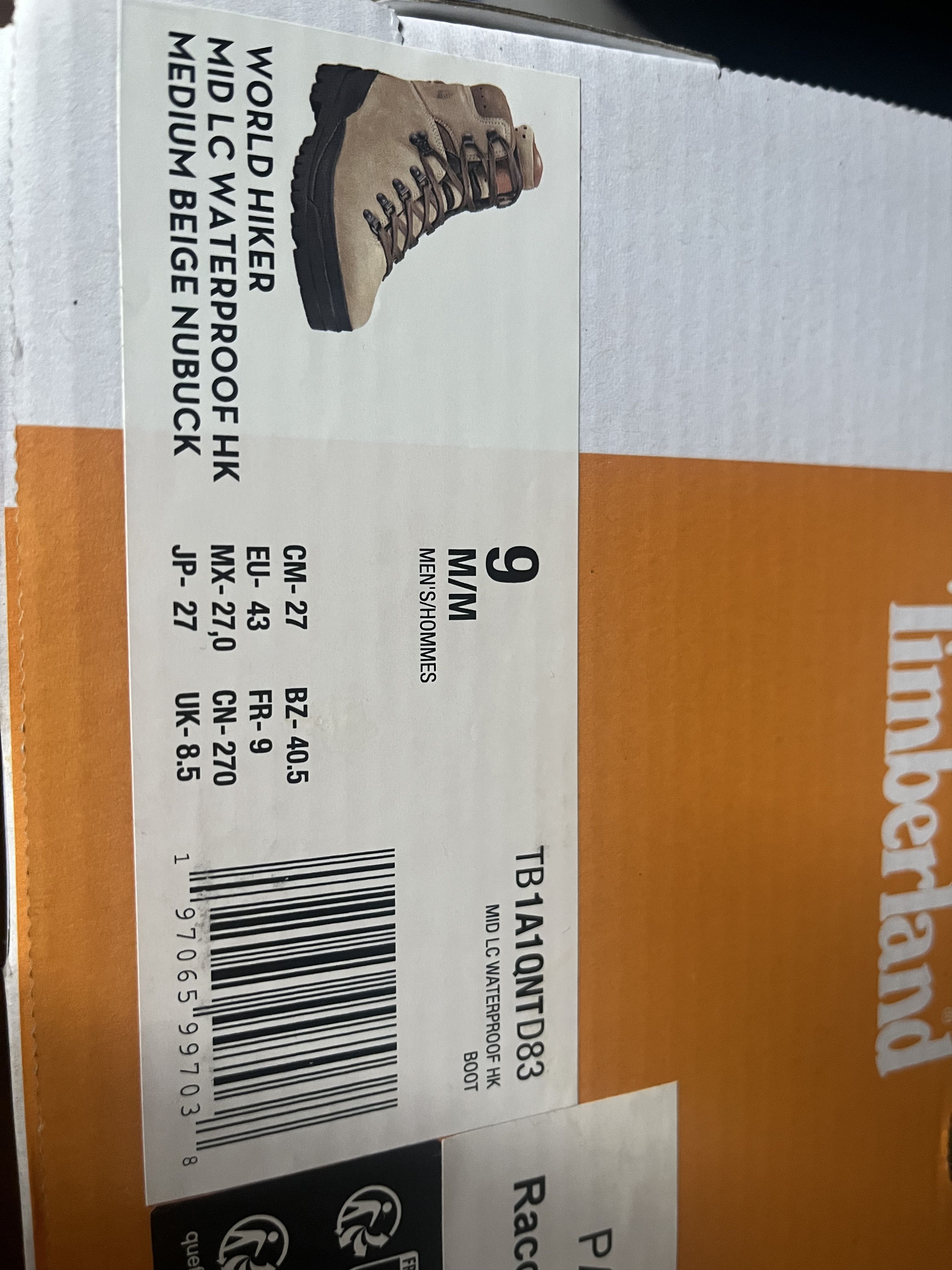 Timberland world hiker Vibram US 9 outdoor hiking new ds Size US 9 / EU 42 - 11 Thumbnail