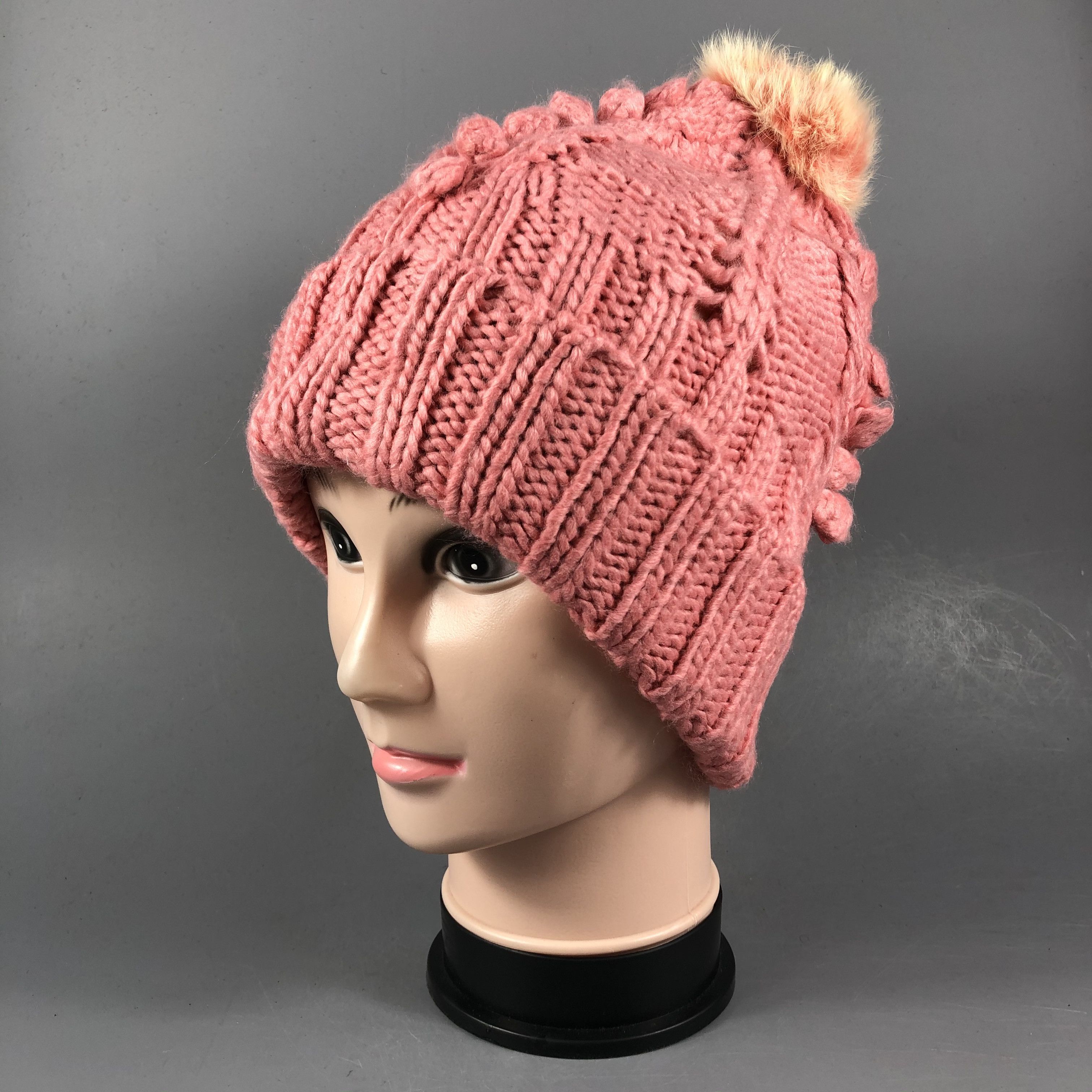 Japanese Brand Japanese Brand Cable Knit Beanie Size ONE SIZE - 2 Thumbnail