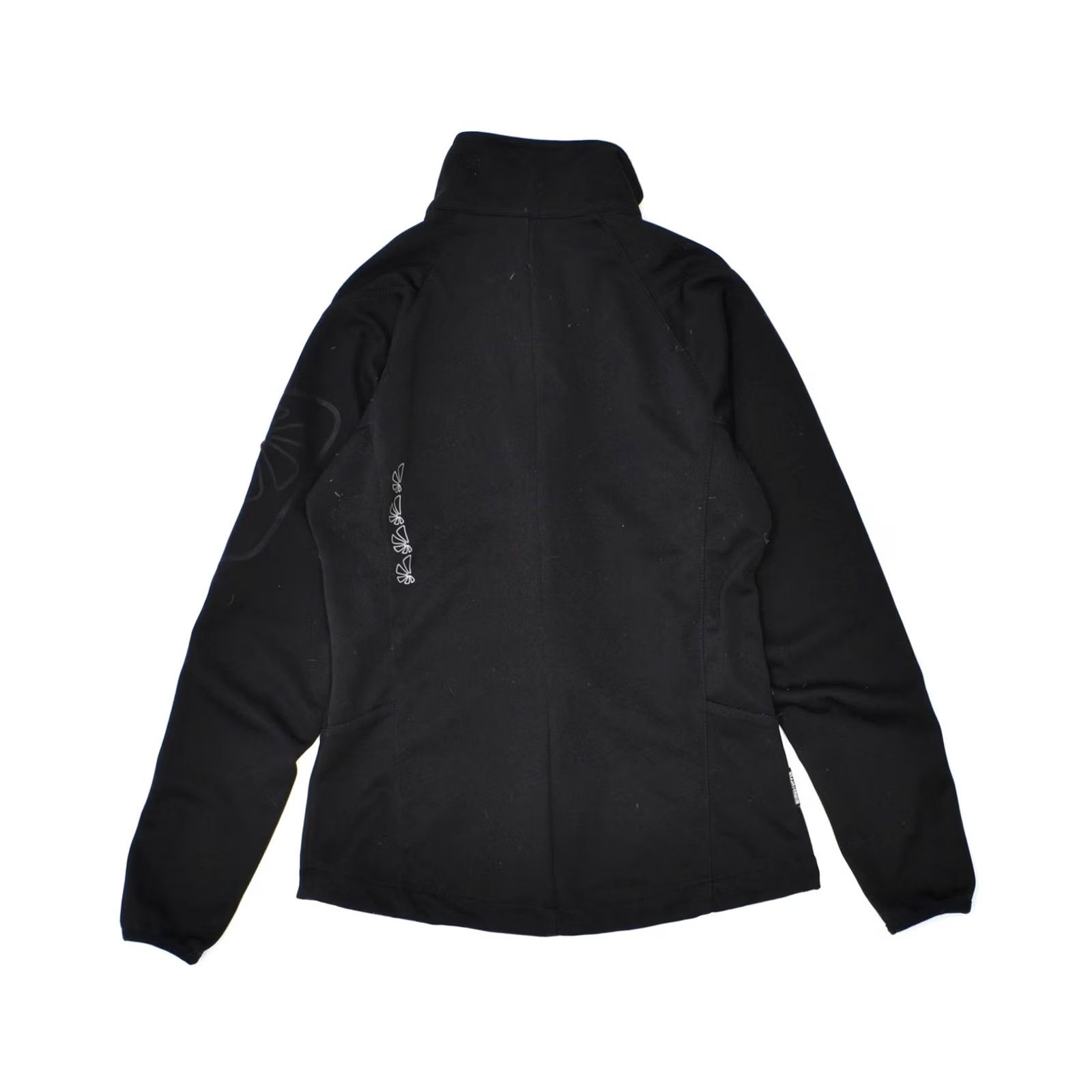 Vintage MILLET Womens Tracksuit Top Jacket UK 6 XS Black Polyester Size XS / US 0-2 / IT 36-38 - 2 Thumbnail