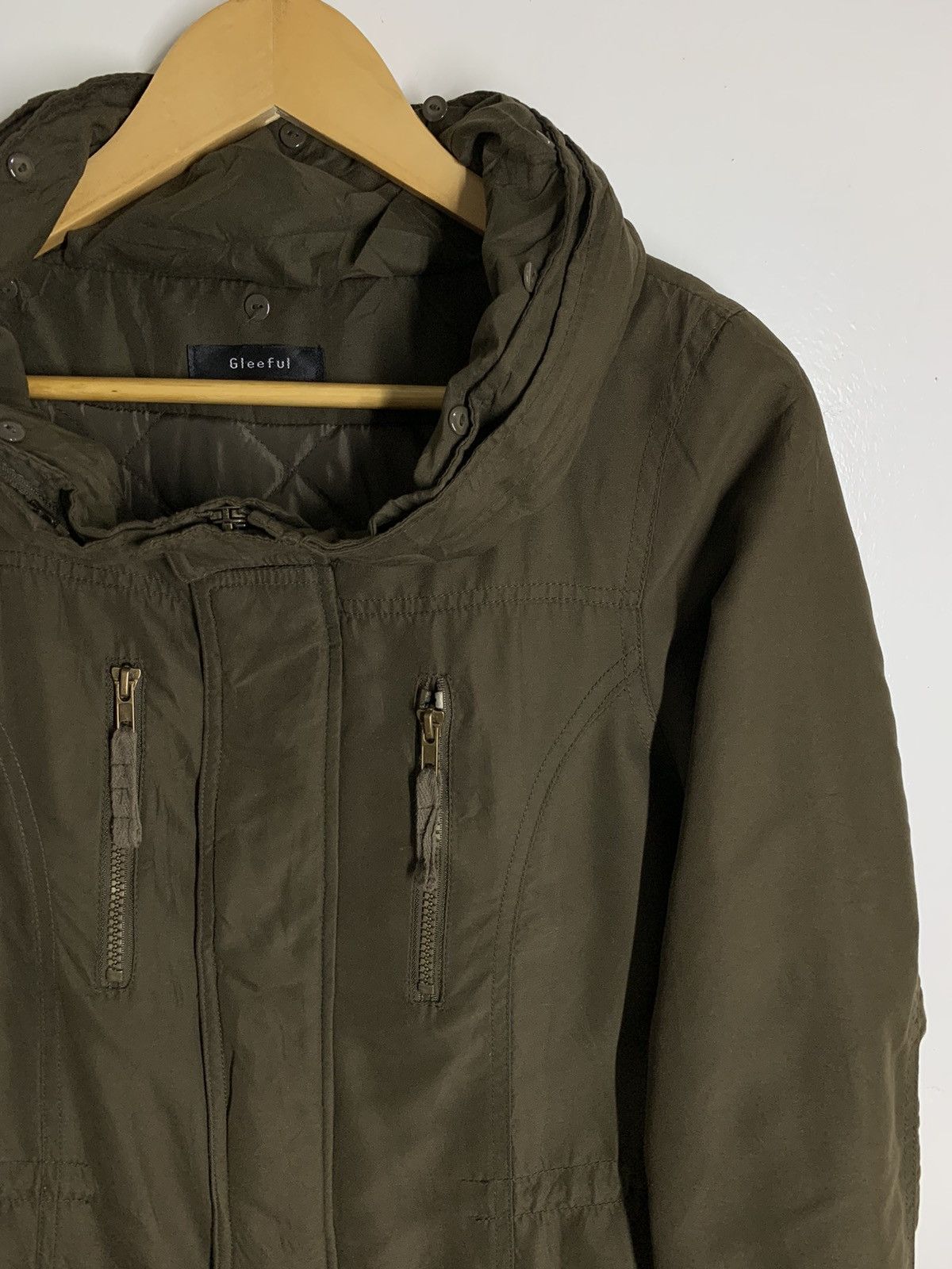 Japanese Brand × Vintage Vintage Gleeful Parka Hoodie Jacket Size US M / EU 48-50 / 2 - 3 Thumbnail