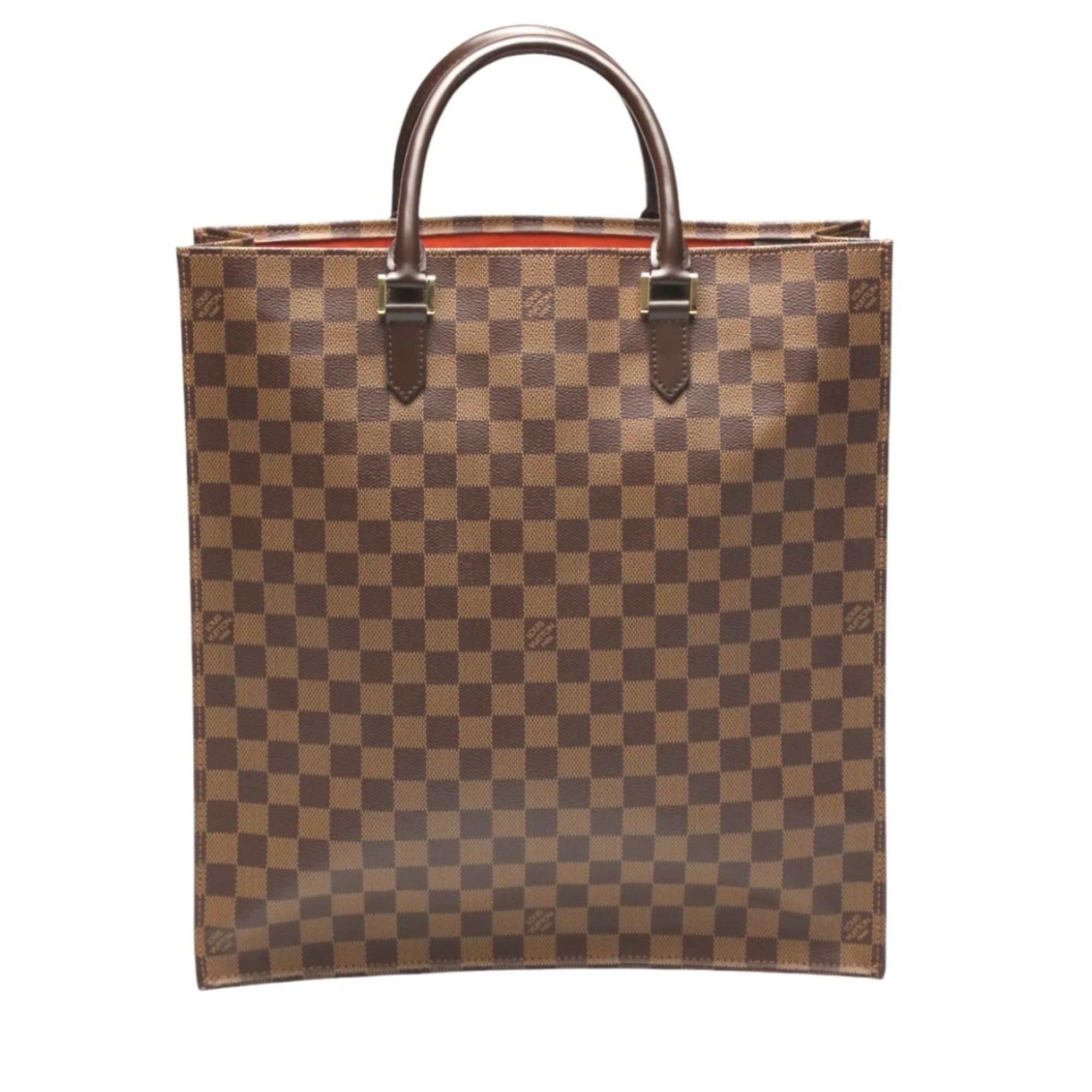 Louis Vuitton Louis Vuitton Handbag Tote Bag Damier Sac Plat Canvas N51140 Ebene LV Size ONE SIZE - 1 Thumbnail