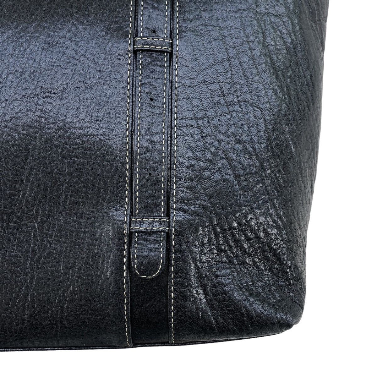 Japanese Brand Mode Kaoru Genuine Leather Tote Bag Size ONE SIZE - 4 Thumbnail