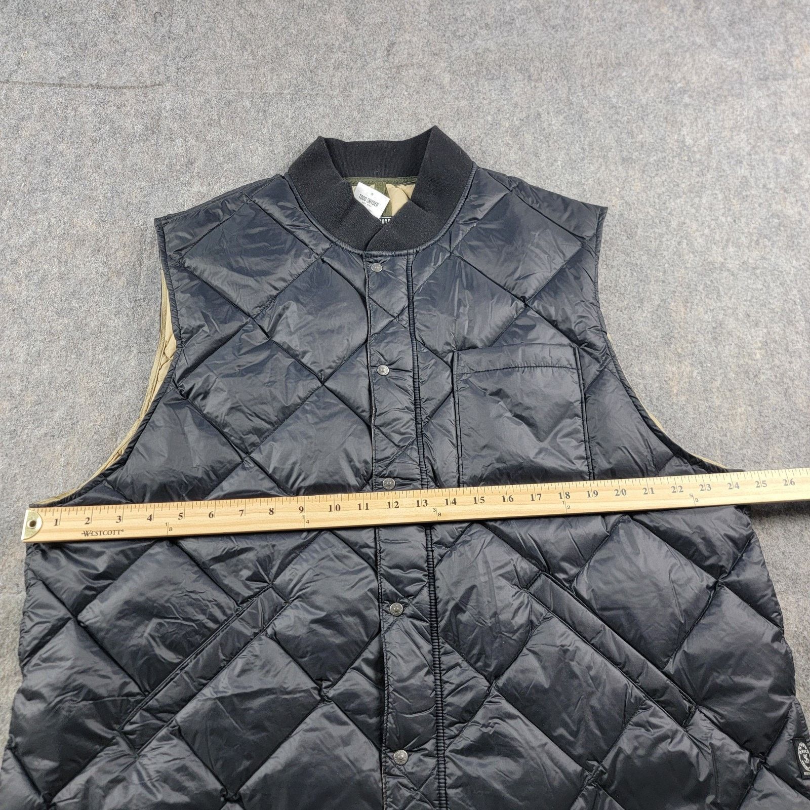 Todd Snyder Todd Snyder Quilted Down Liner Vest Jacket Size US XL / EU 56 / 4 - 5 Thumbnail